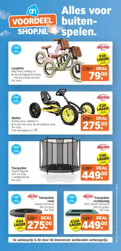 Albert Heijn folder - Voordeelshop folder week 18 - Voorbeeld van een folder van Albert Heijn, geldig van 27.04.2026 | Pagina: 12 | Producten: Trampoline, Stoel