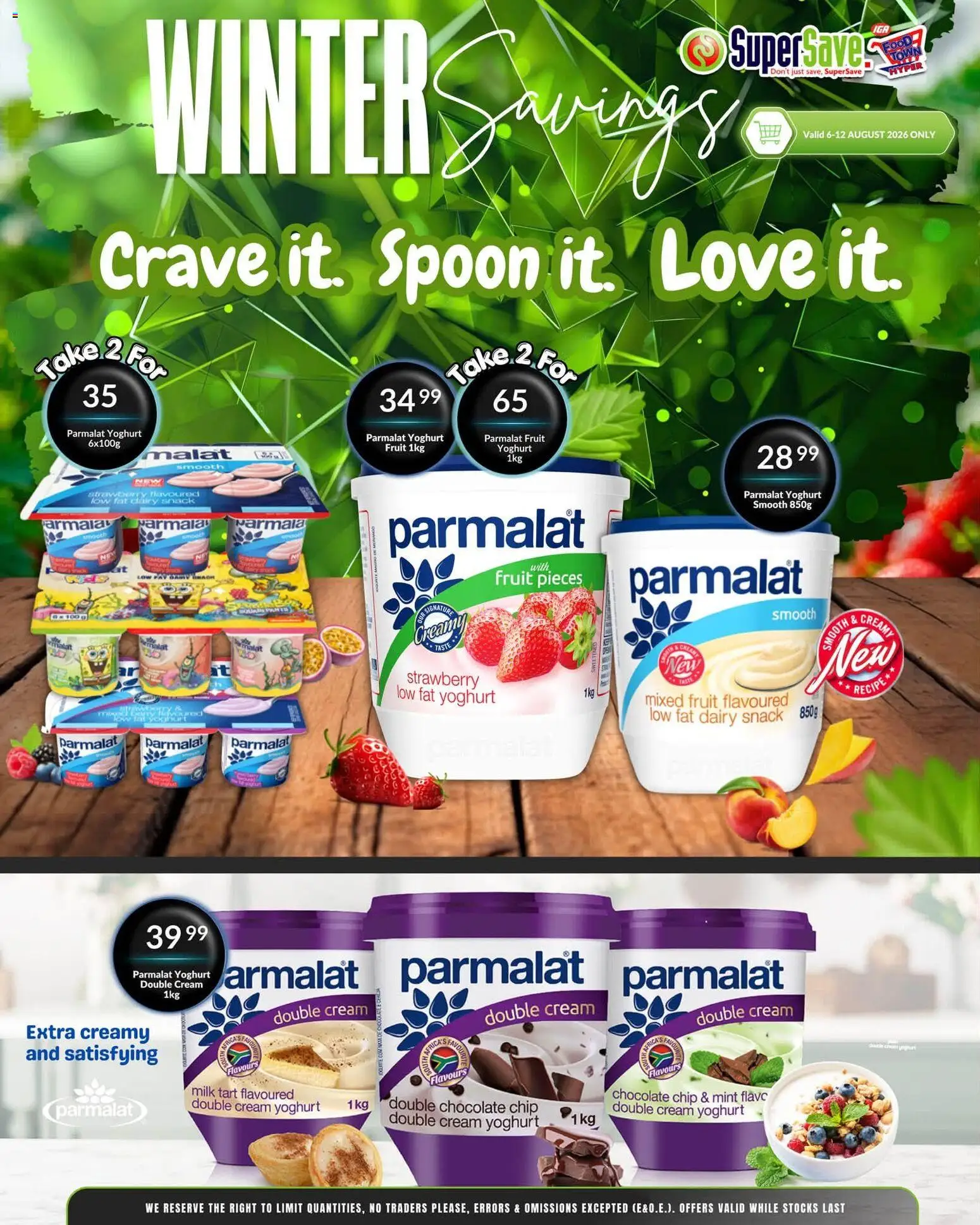 New Super Save catalogue – valid from 06/08/2026 | Page: 25 | Products: Yoghurt, Chocolate, Cream, Fruit