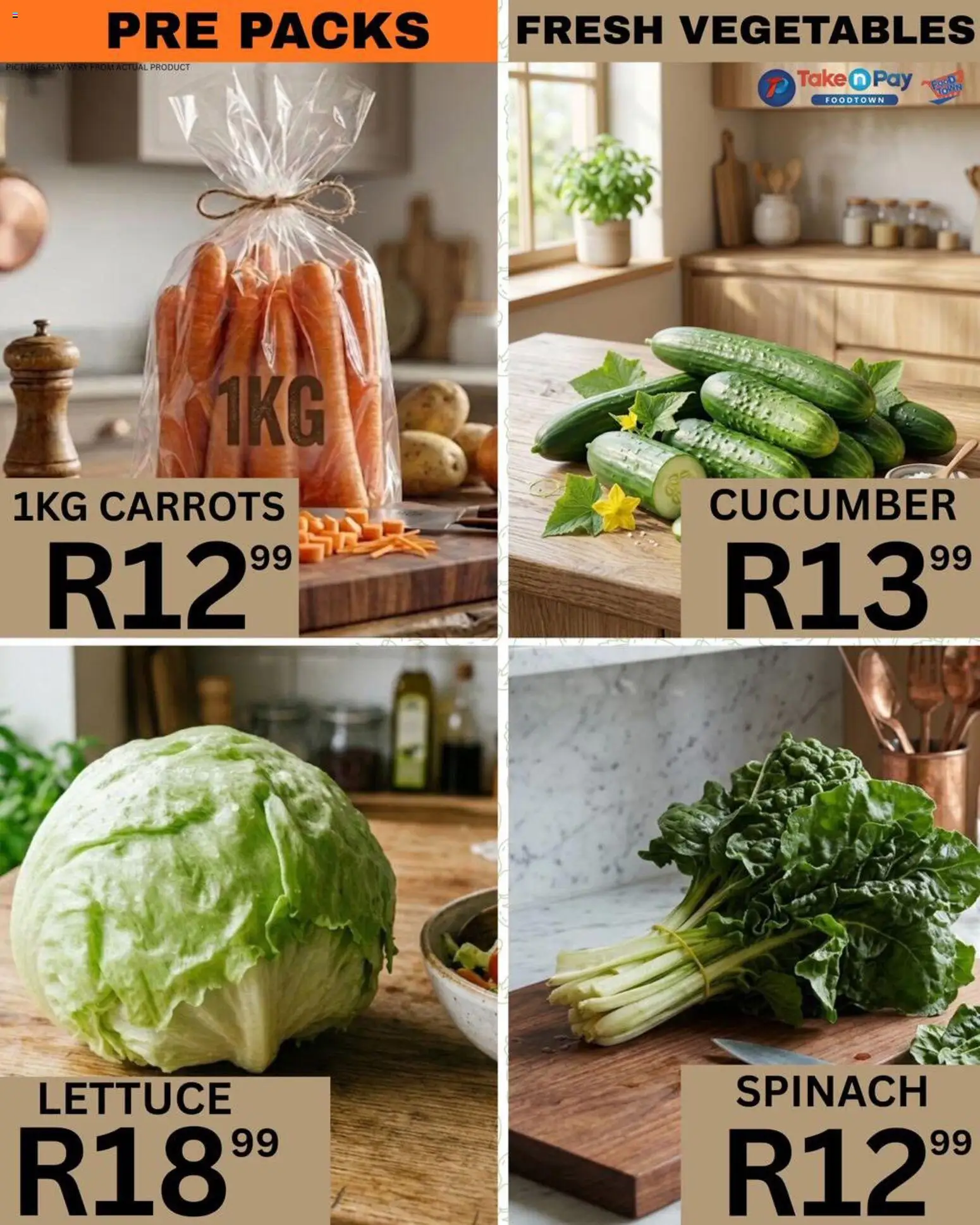 New Take n Pay catalogue – valid from 31.05.2026 | Page: 14 | Products: Carrots, Vegetables, Lettuce