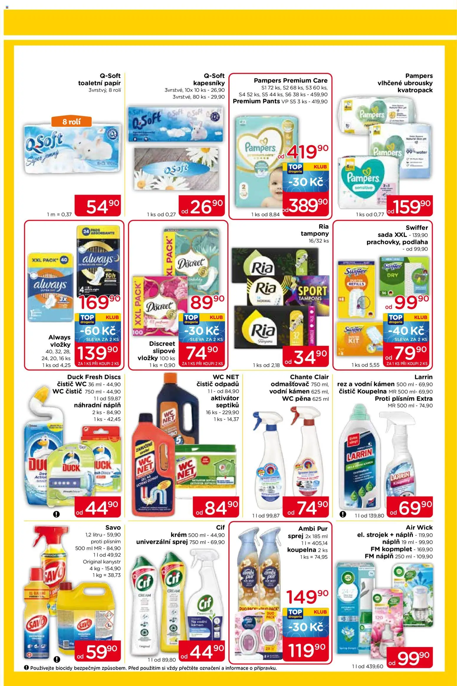 Top drogerie leták od 14.05.2026 | Strana: 3 | Produkty: Savo, Krém, Čistič odpadů, Wc čistič