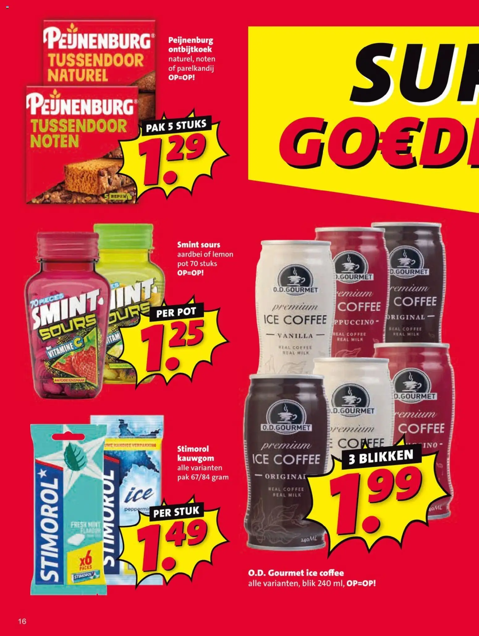 {H1} | Pagina: 16 | Producten: Pot, Kauwgom, Vitamine C, Aardbei