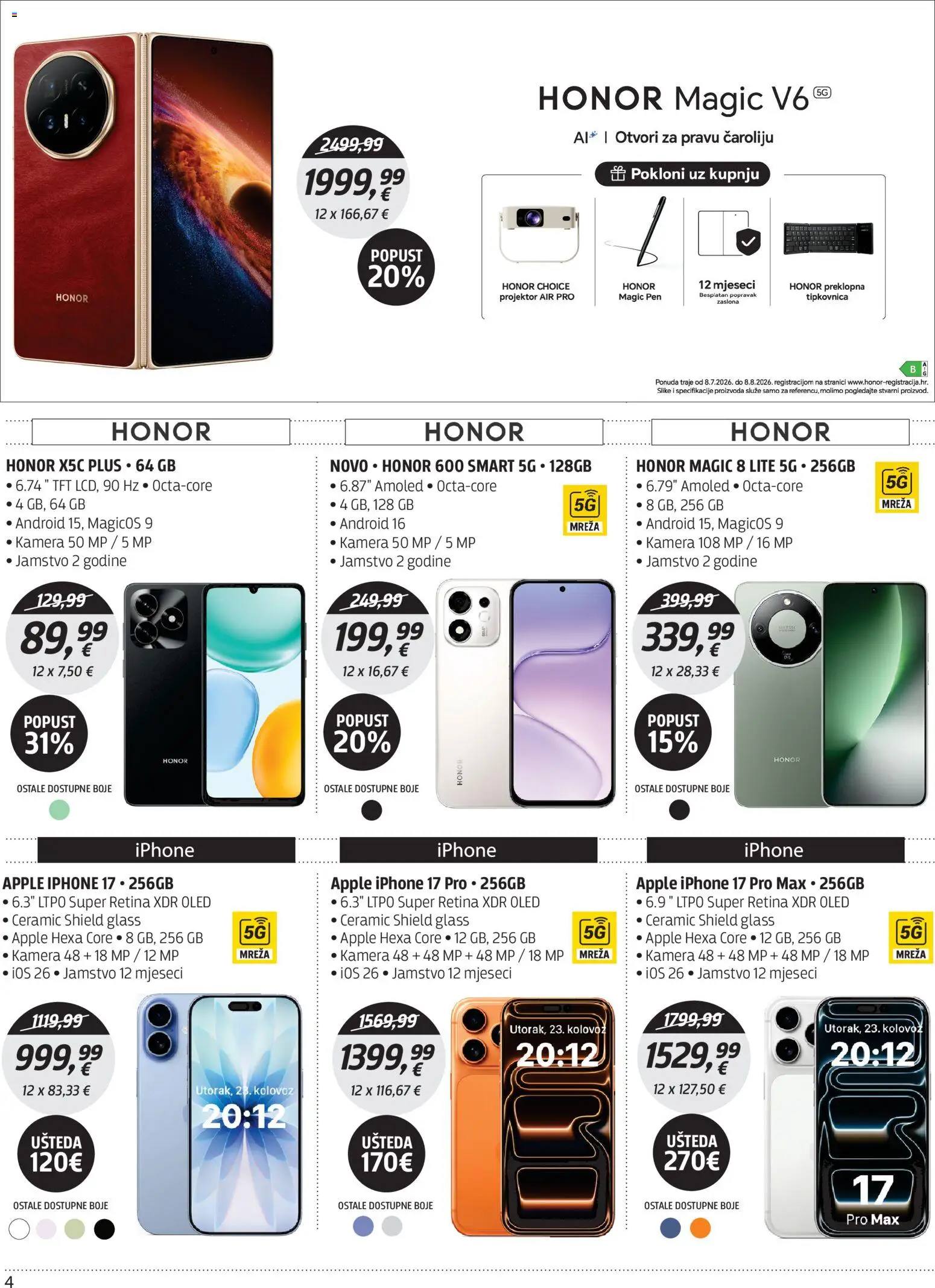 Centar Tehnike katalog | vrijedi od 20.07.2026 | Stranica: 4 | Proizvodi: Tipkovnica