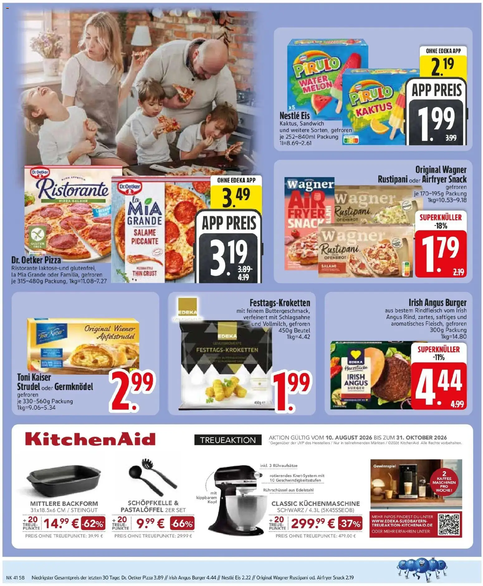 Edeka Prospekt Ebenhausen (ab 05.10.2026) » Angebote Online | Seite: 10 | Produkte: Ristorante, Schlagsahne, Burger, Rindfleisch