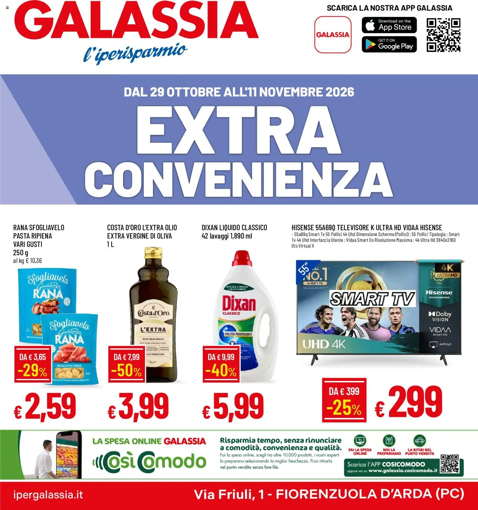 Volantino Galassia del 29/10/2026 | Pagina: 1