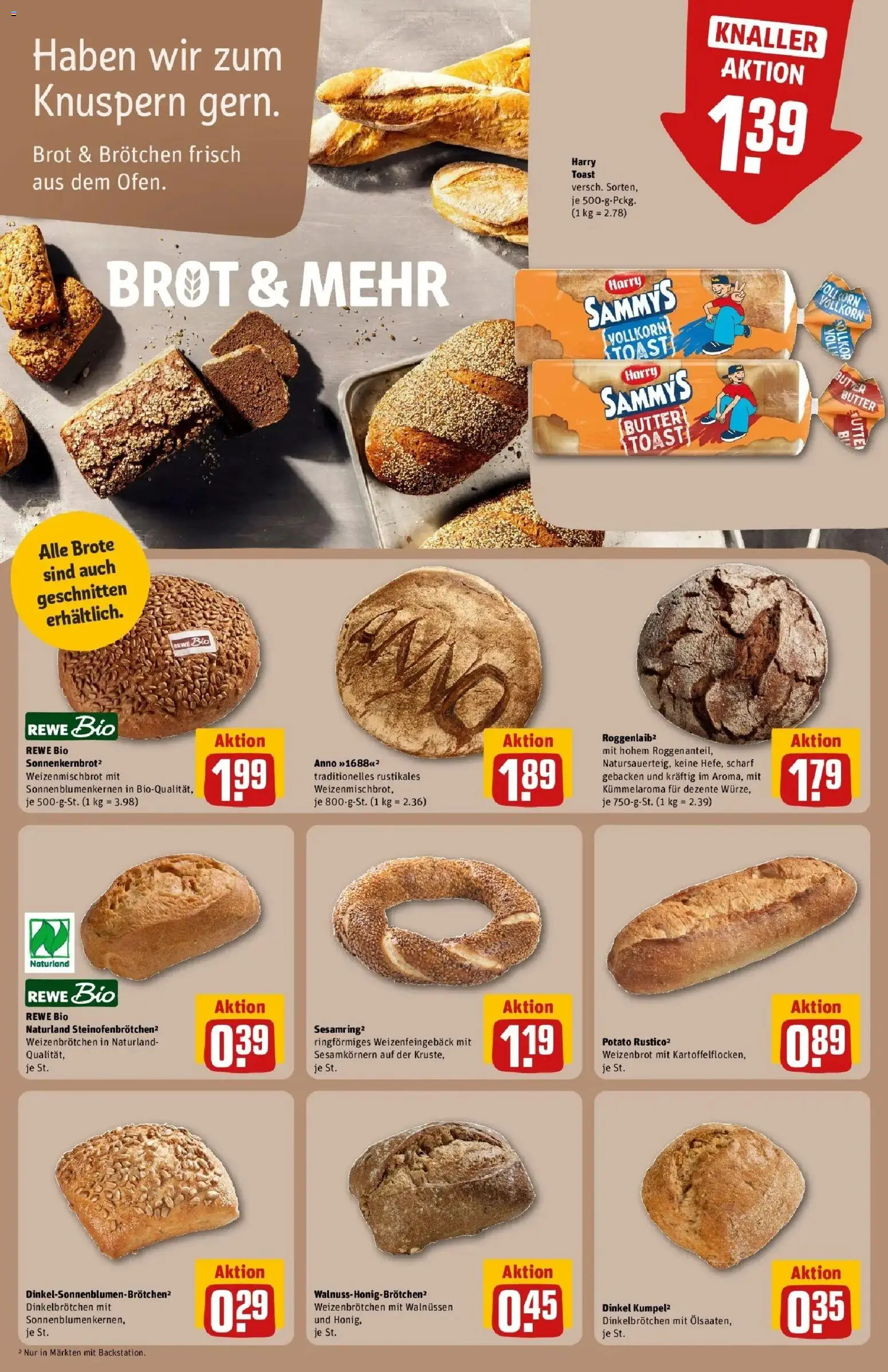 REWE Prospekt ab 26.10.2026 zum Blättern » Angebote | Seite: 12 | Produkte: Butter, Toast, Brot