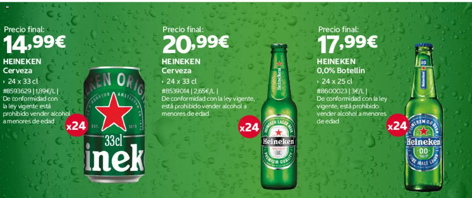 Costco Preparados para el gran evento │ válido desde el 08/09/2026 | Página: 9 | Productos: Cerveza, Alcohol, Heineken