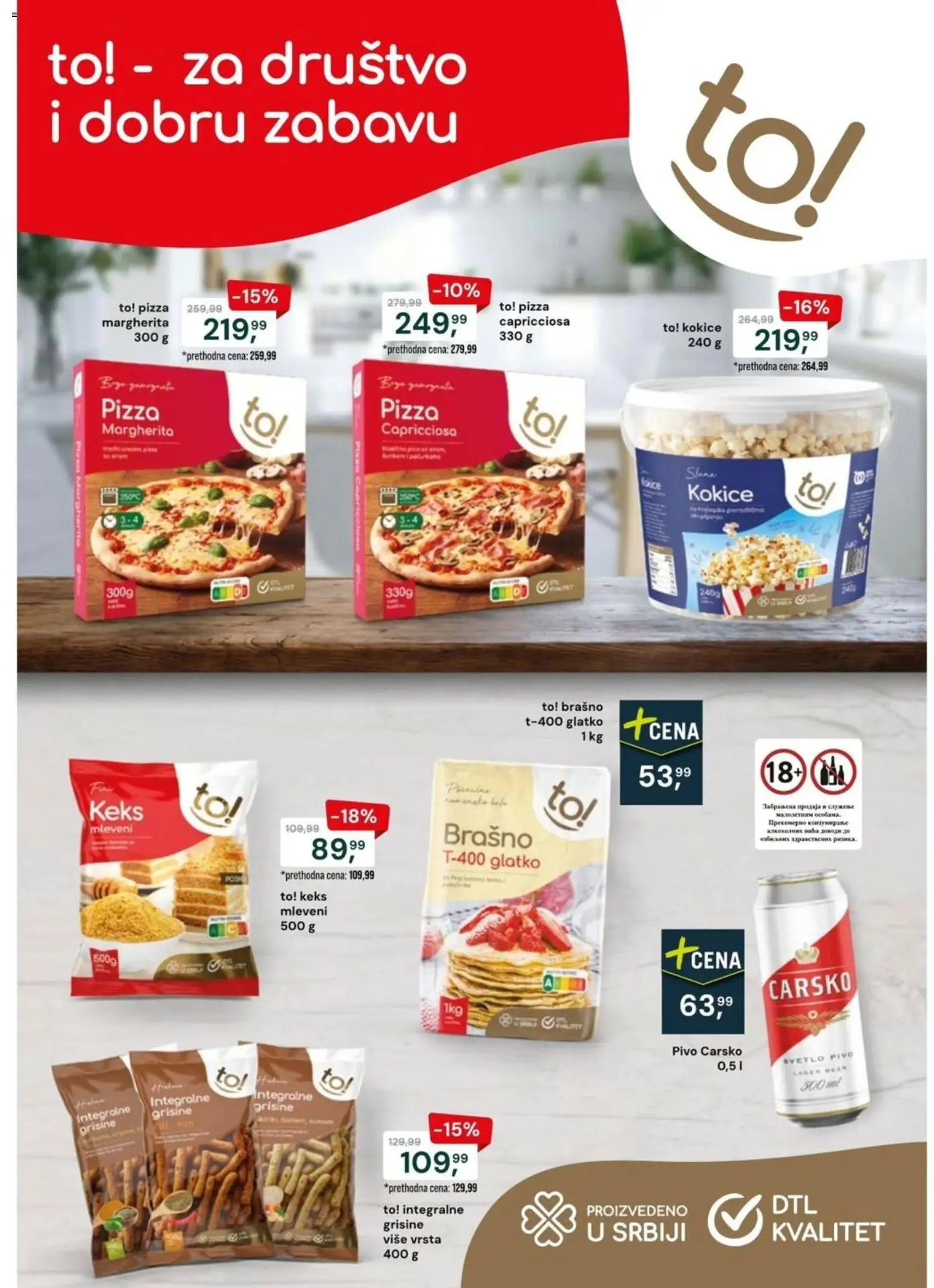Podunavlje katalog - važi od 29.07.2026 | Strana: 2 | Proizvode: Keks, Brašno, Pivo