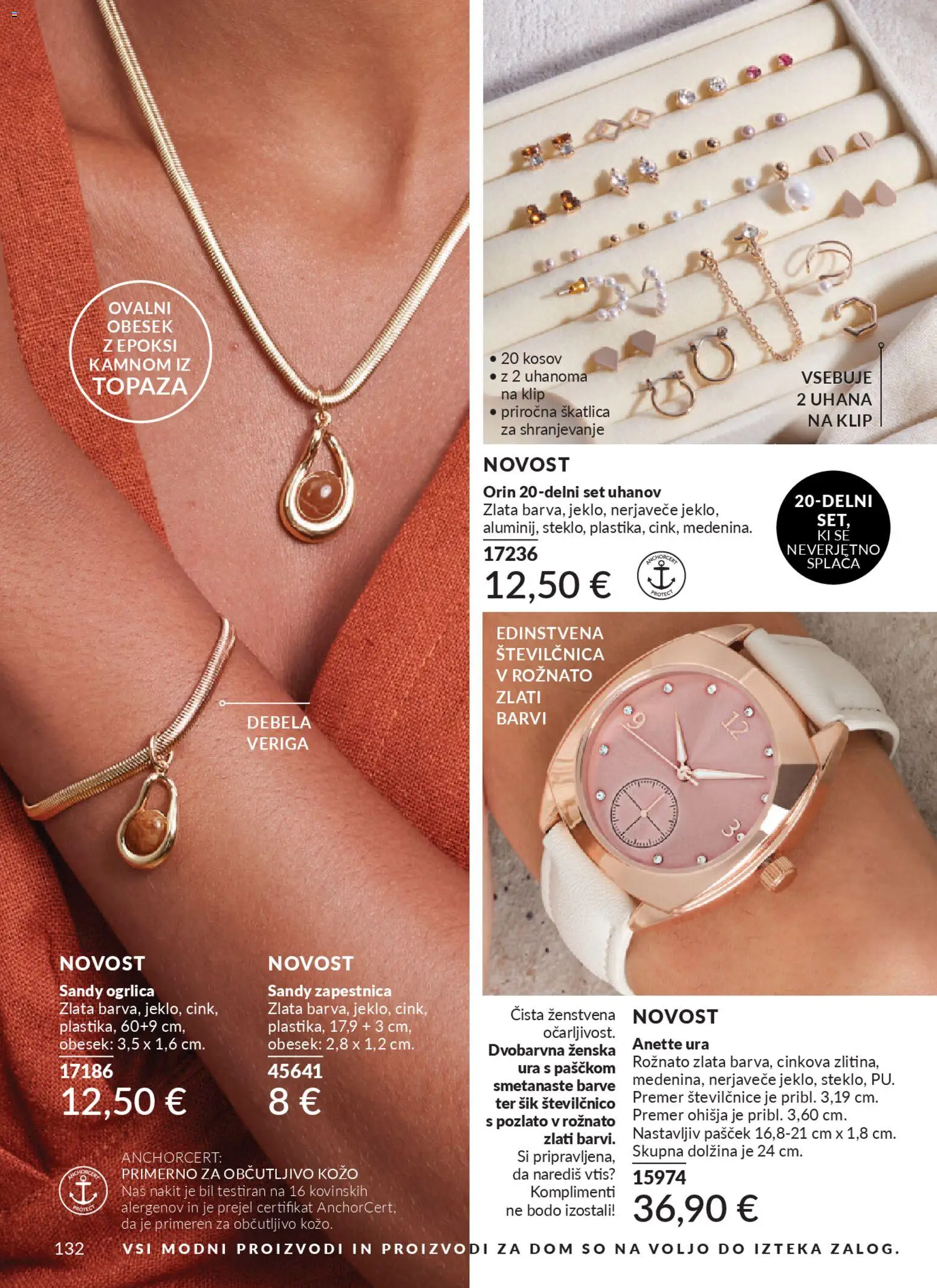 Novi Avon katalog ponudbe – veljaven od 31.03.2026 | Stran: 132 | Izdelki: Ura, Zapestnica