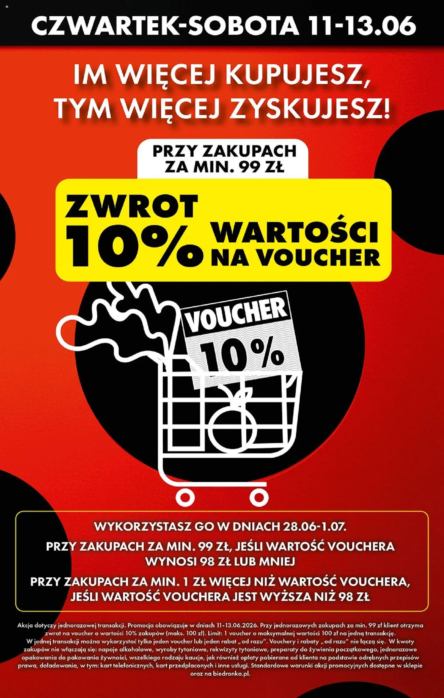 Biedronka gazetka - Tani weekend od 12.06.2026 | Strona: 3