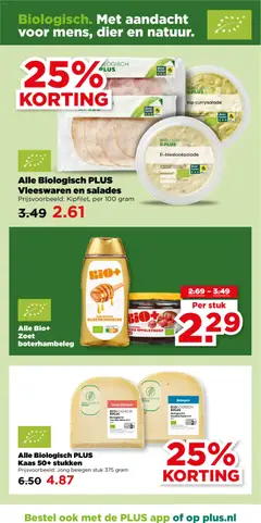 Alle Biologisch PLUS Vleeswaren en salades, Selection of organic meats and salads - Voorbeeld van een folder van Plus, geldig van 27.05.2026 | Pagina: 41