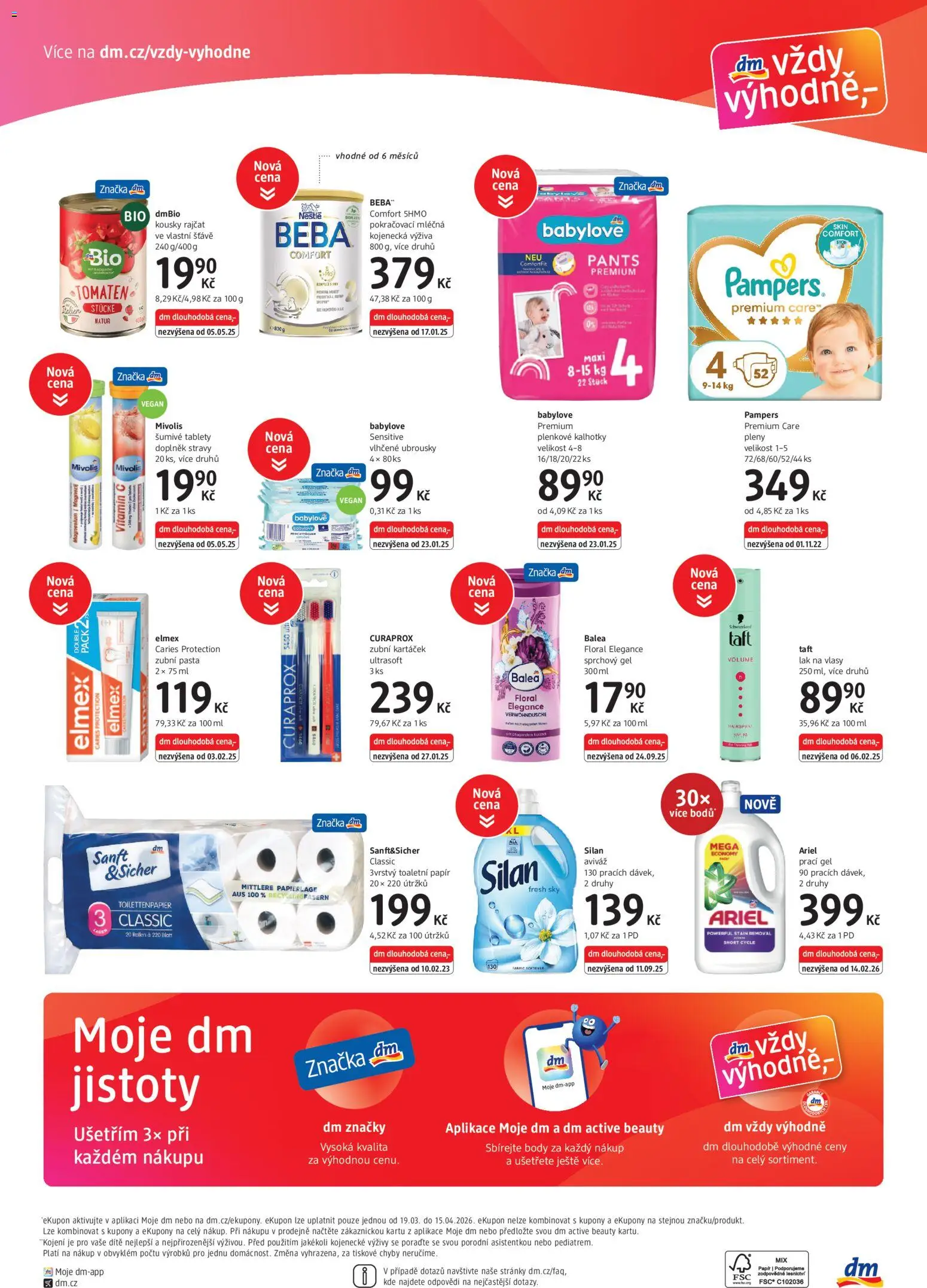 dm drogerie leták - Express od 19.03.2026 | Strana: 4 | Produkty: Aviváž, Elmex, Curaprox, Body