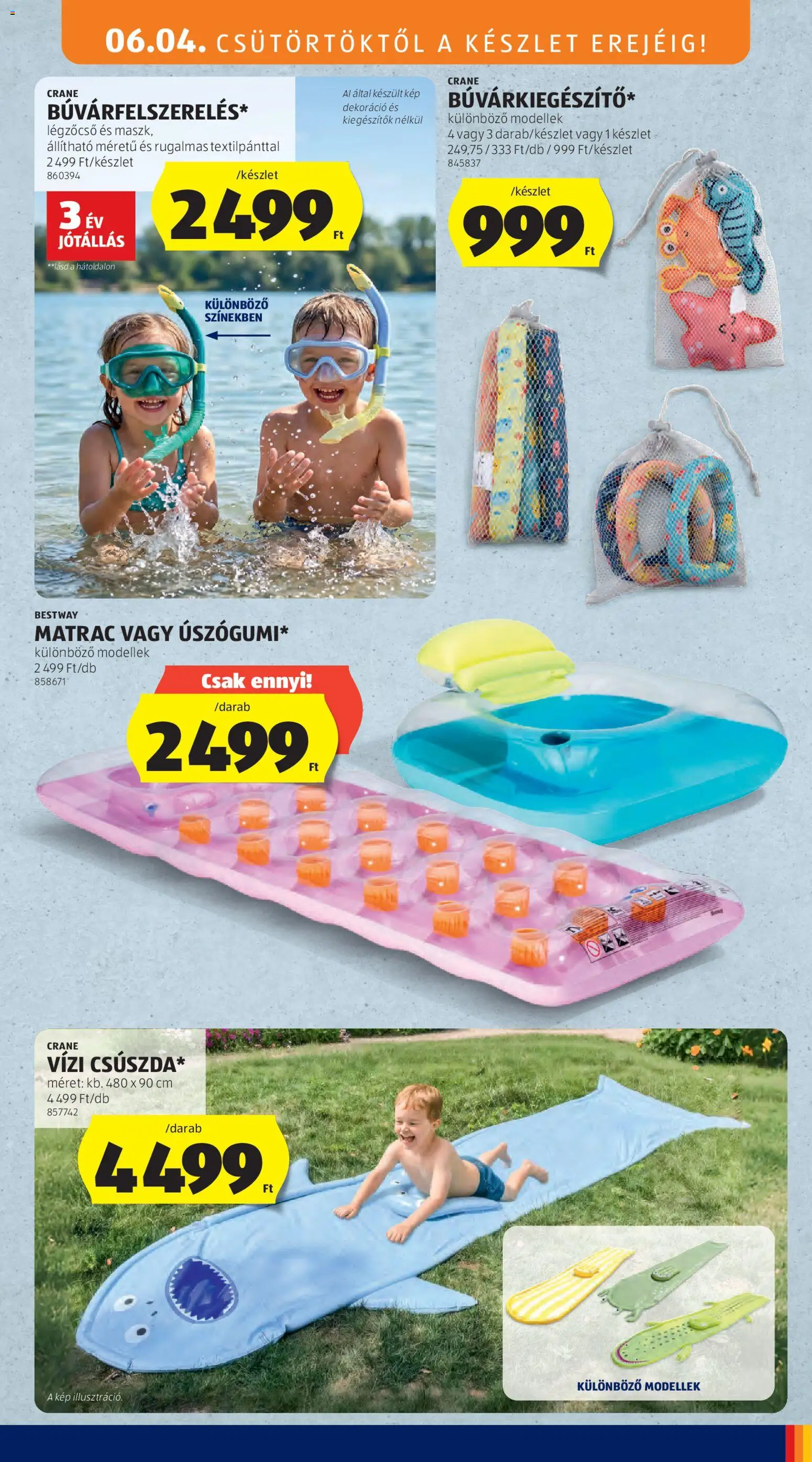 Aldi akciós ujság - amely érvényes a következő dátumtól: 04.06.2026 | Oldal: 27 | Termékek: Matrac, Dekoráció