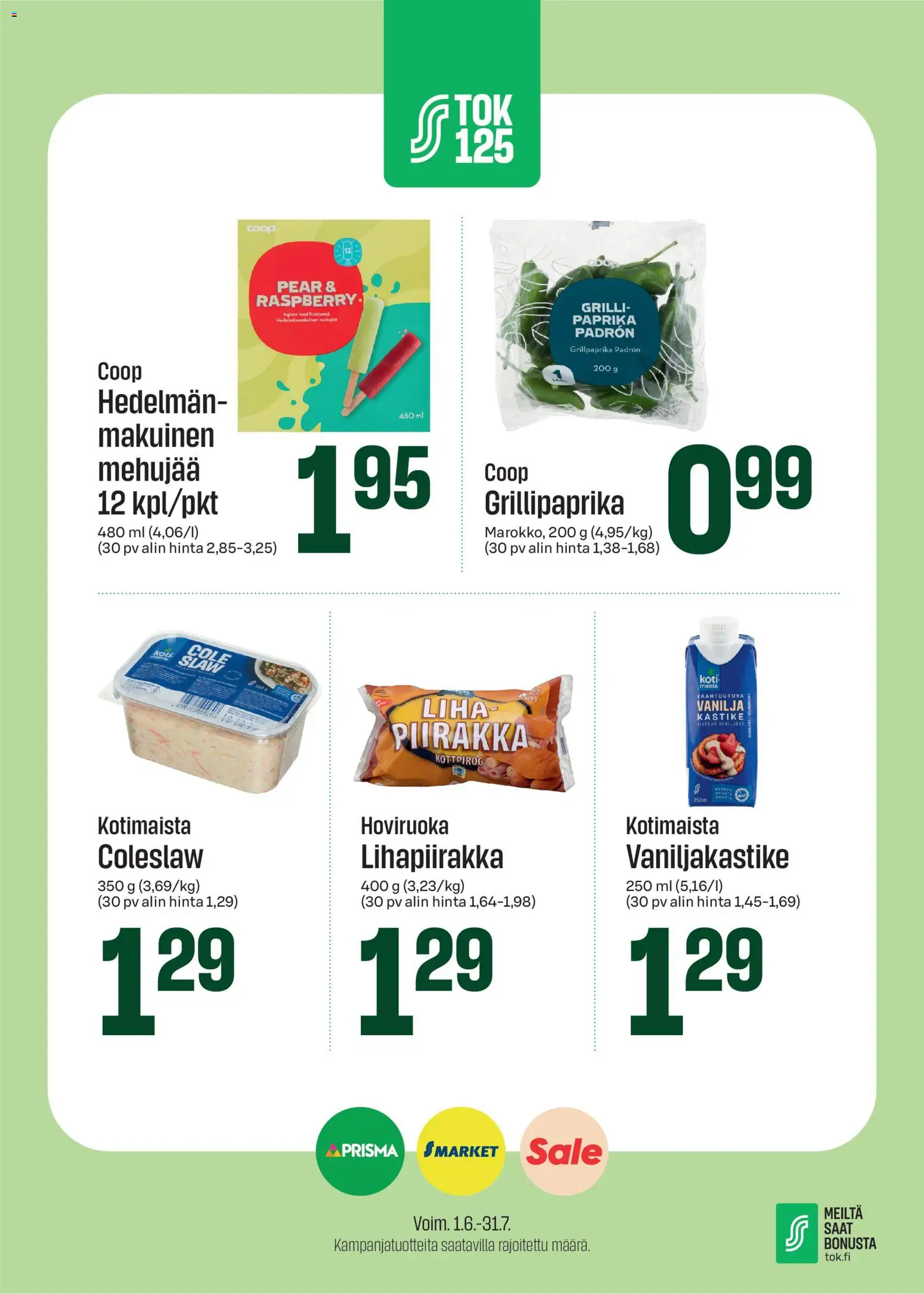 Prisma tarjoukset - Kesätuotteet 1 – voimassa 16.07.2026 alkaen | Sivu: 1