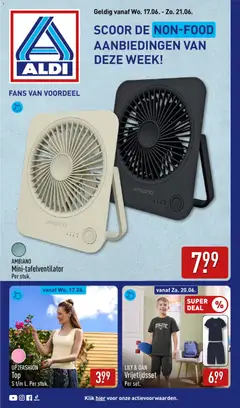 Aldi folder - Non food - Voorbeeld van een folder van Aldi, geldig van 17.06.2026