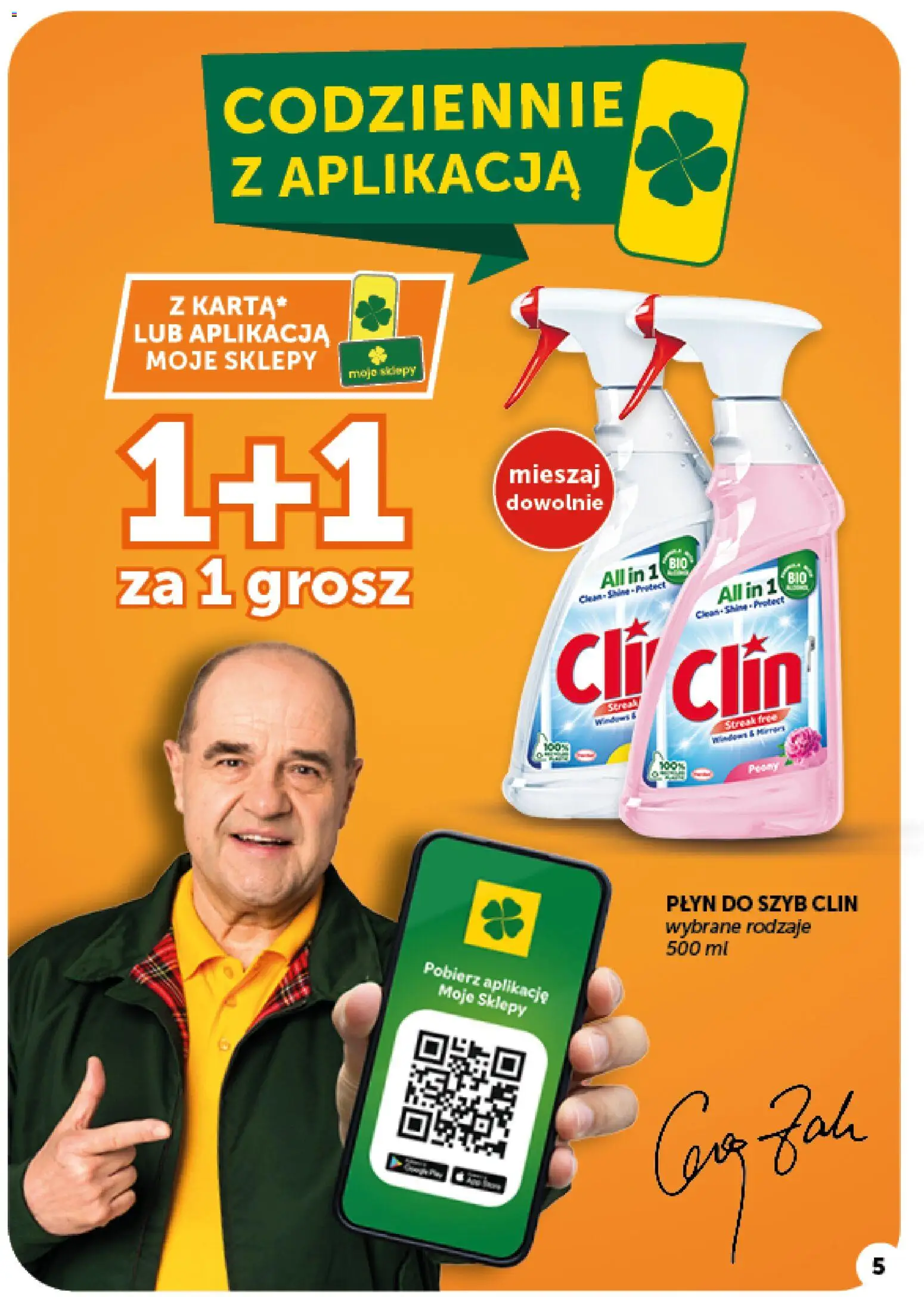 ABC gazetka - Minimarket od 01.10.2026 | Strona: 5 | Produkty: Płyn do szyb Clin, Płyn do szyb