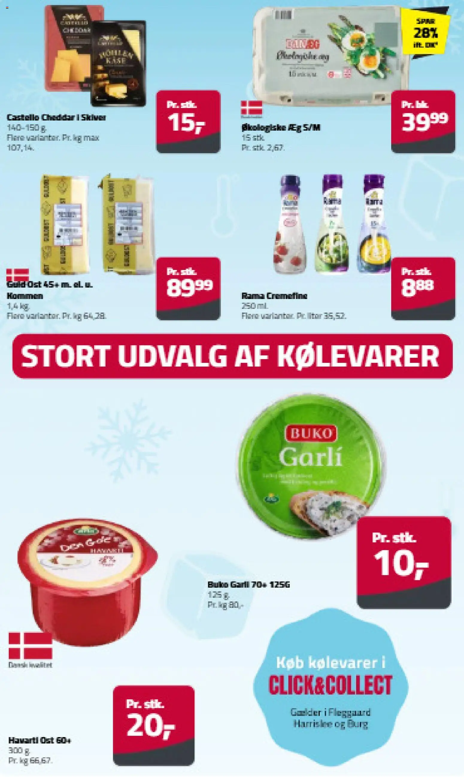 Fleggaard tilbudsavis – gyldig fra 08/07/2026 | Side: 13 | Produkter: Ost, Cheddar, Æg