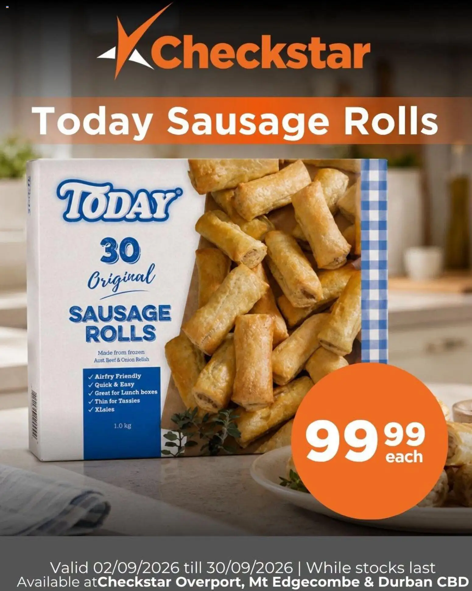 New Check Star catalogue – valid from 02/09/2026 | Page: 3 | Products: Beef, Sausage, Onion