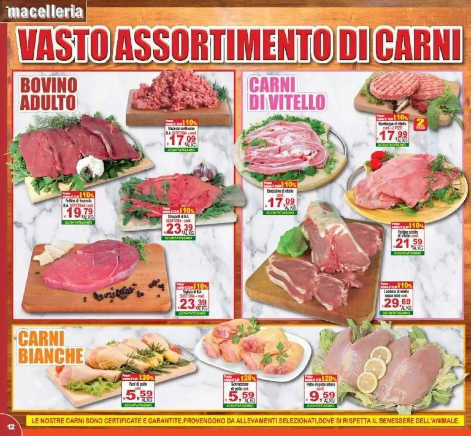 Volantino CTS del 14/10/2026 | Pagina: 12 | Prodotti: Bovino, Pollo, Vitello