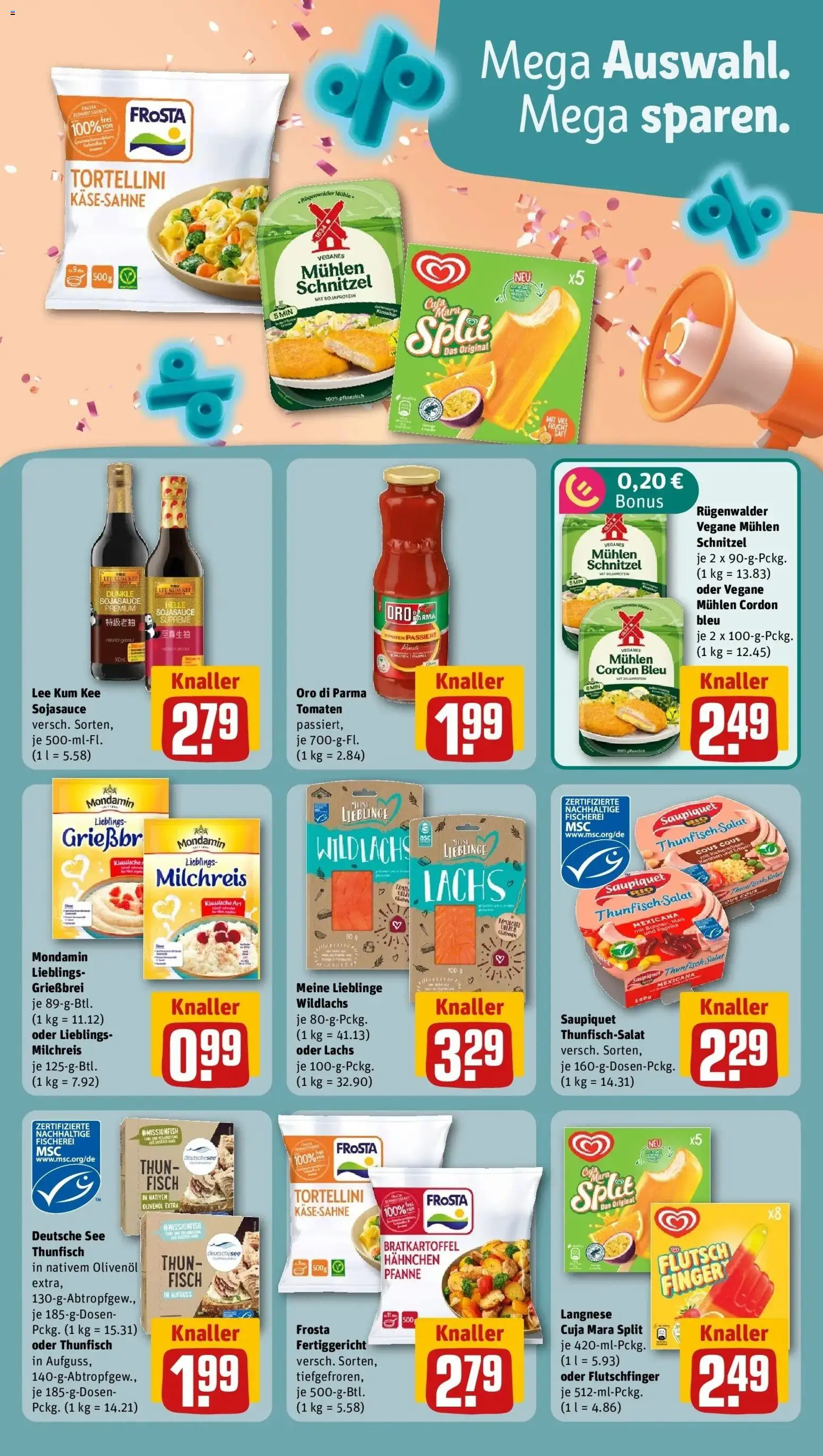 REWE Prospekt ab 28.09.2026 zum Blättern » Angebote | Seite: 17 | Produkte: Langnese, Hahnchen, Schnitzel, Oro di parma