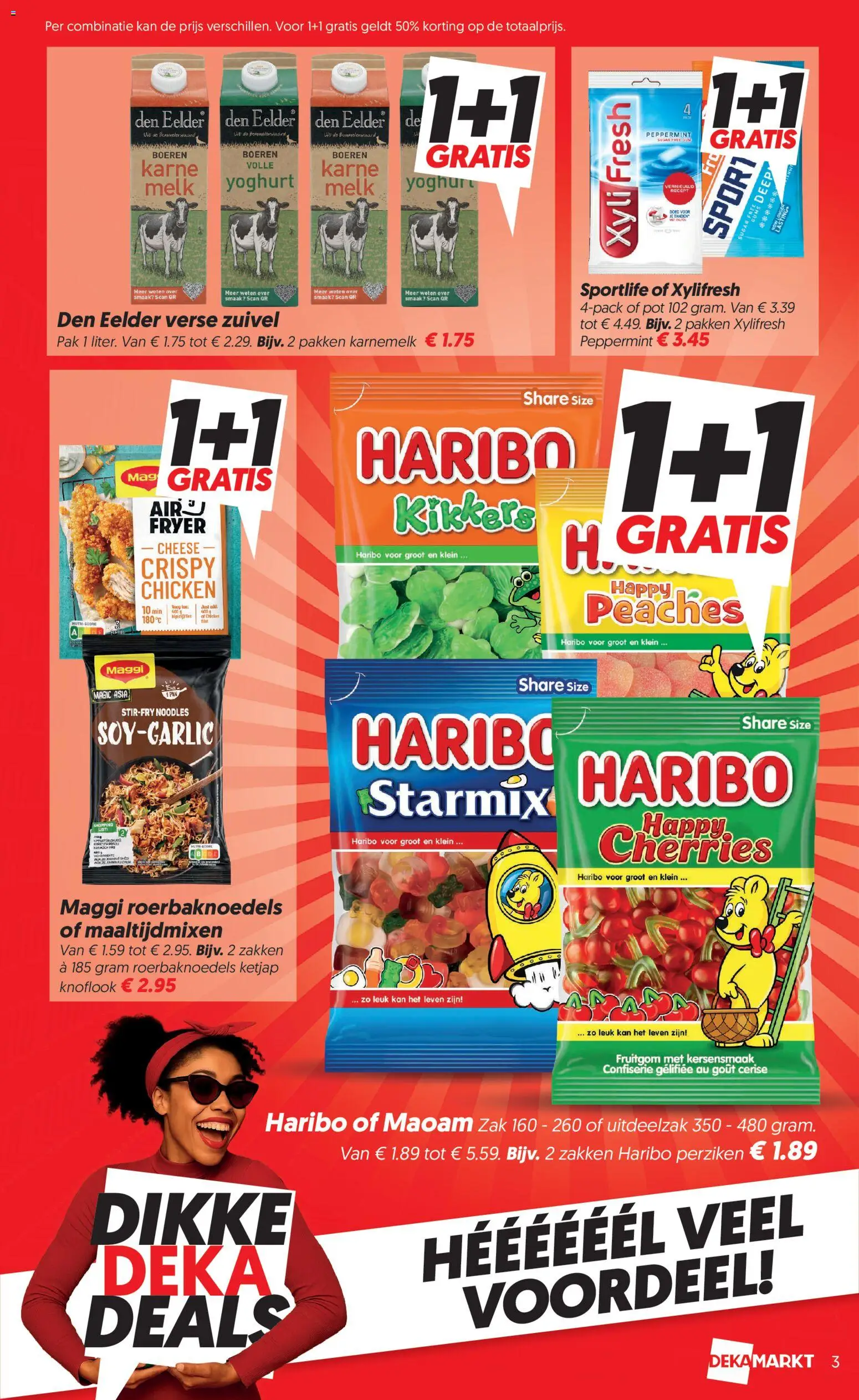 {H1} | Pagina: 3 | Producten: Melk, Yoghurt, Pan, Perziken