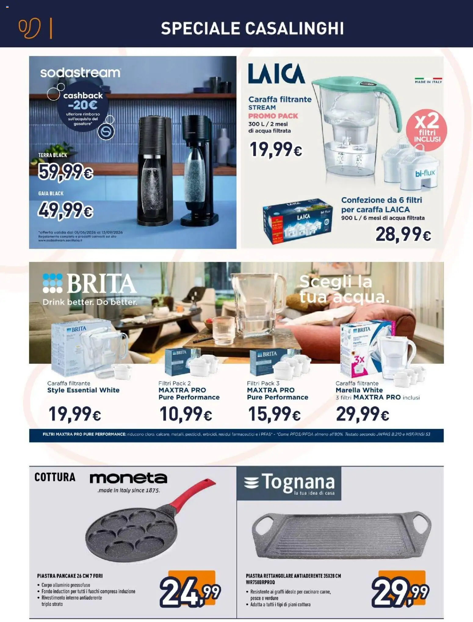 Volantino Unieuro del 04.06.2026 | Pagina: 8 | Prodotti: Acqua, Verdure, Alluminio, Terra