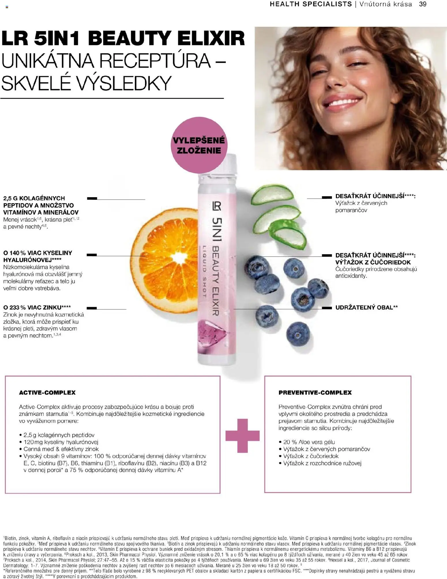 Nové LR akcie – leták je platný od 22.05.2026 | Strana: 39 | Produkty: Čučoriedky, Med