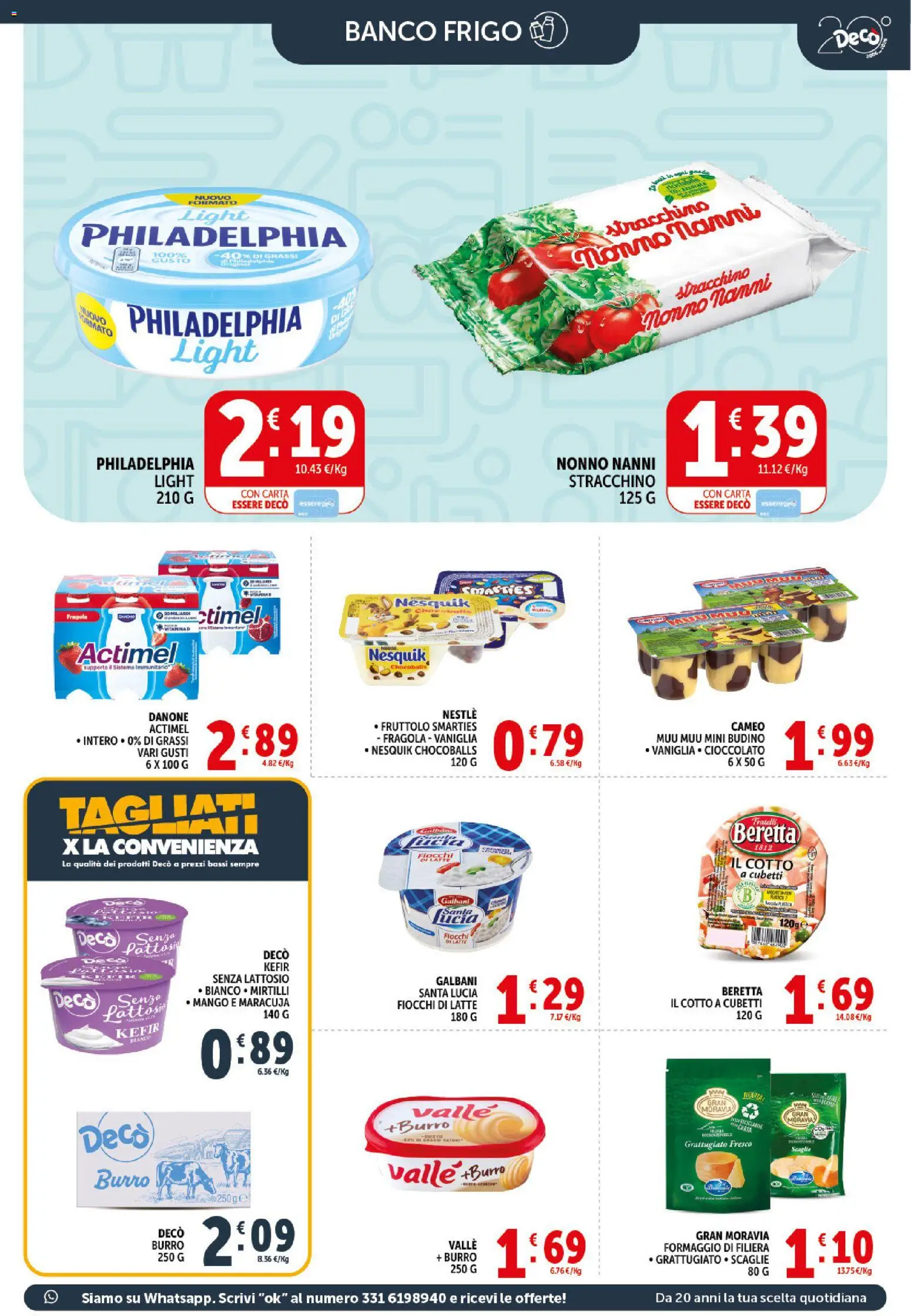 Volantino Decò del 20.05.2026 | Pagina: 7 | Prodotti: Fiocchi, Latte, Mango, Tonno