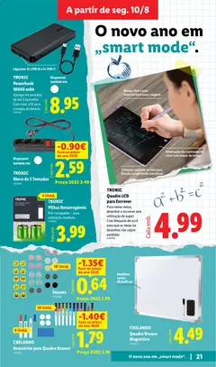 Pré-visualização TRONIC Pilhas Recarregáveis, Pré-carregadas - para utilização imediata válido de 10/08/2026 | Página: 21