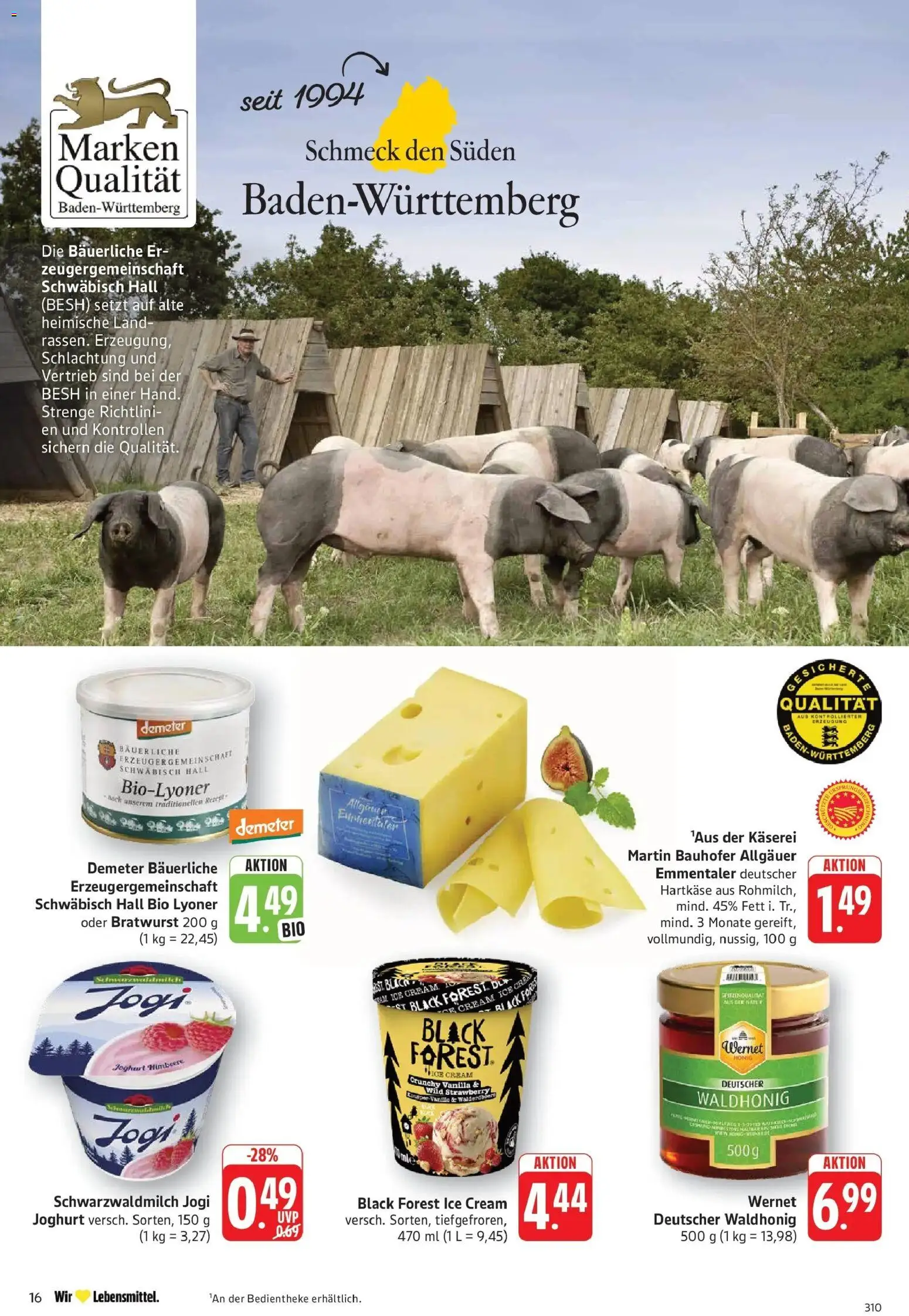 Edeka Prospekt Göppingen (ab 19.10.2026) » Angebote Online | Seite: 18 | Produkte: Joghurt, Bratwurst, Himbeere