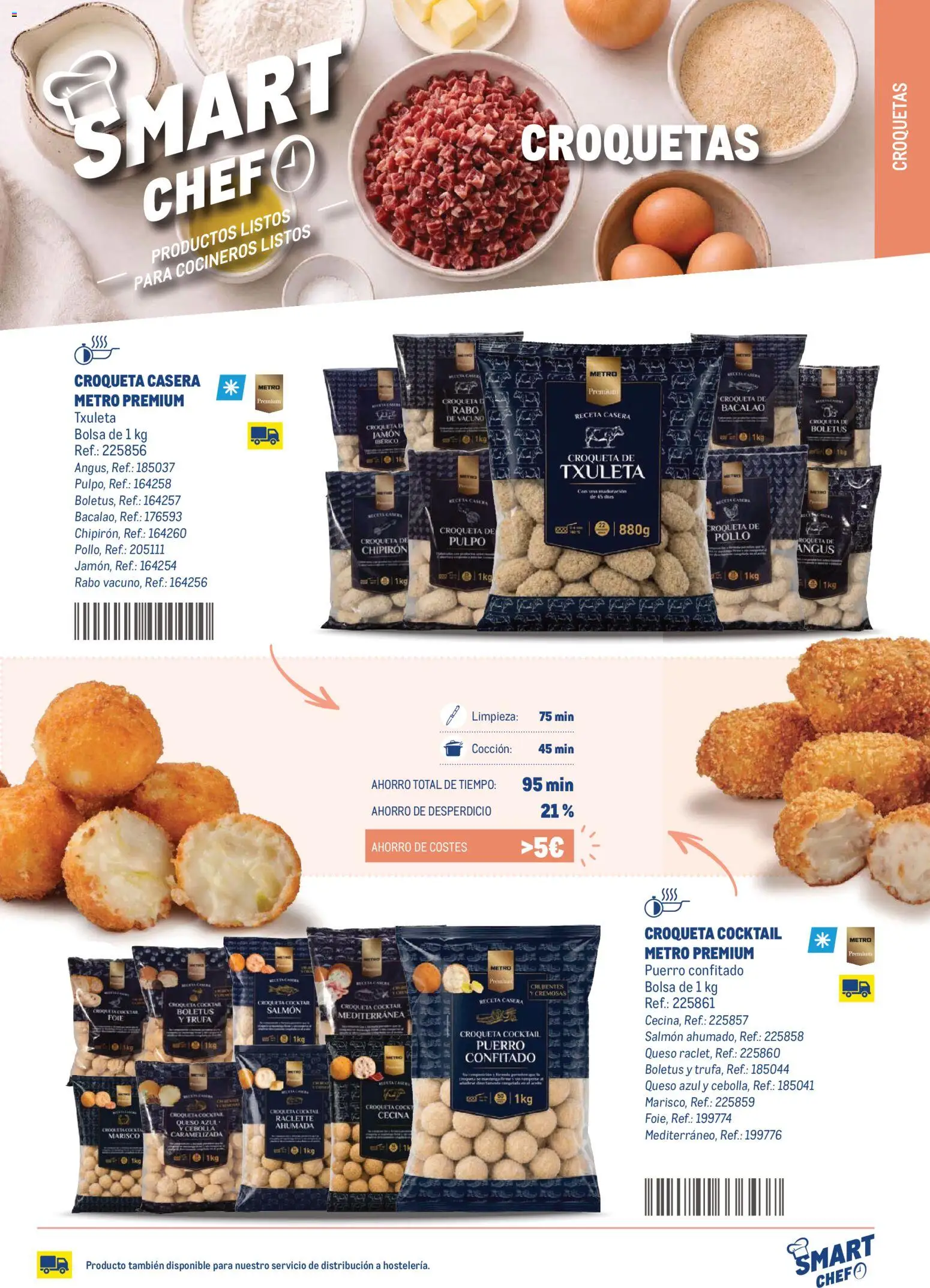 Makro Smart Chef │ válido desde el 01/09/2026 | Página: 16 | Productos: Bolsa, Croquetas, Puerro, Pollo