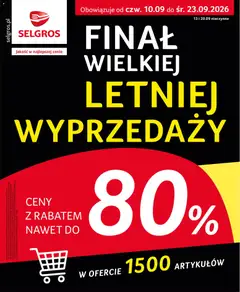 Pogląd oferty "Selgros cash&carry gazetka - Totalna Wyprzedaż" - ważna od 10.09.2026