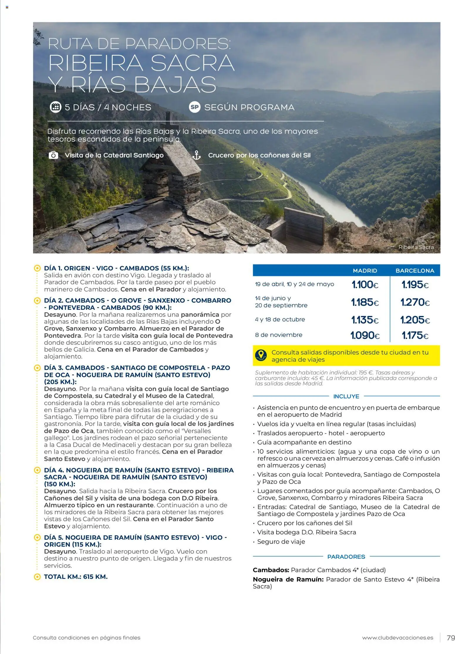 Viajes El Corte Inglés Club de Vacaciones │ válido desde el 01.02.2026 | Página: 79 | Productos: Café, Vino, Cerveza