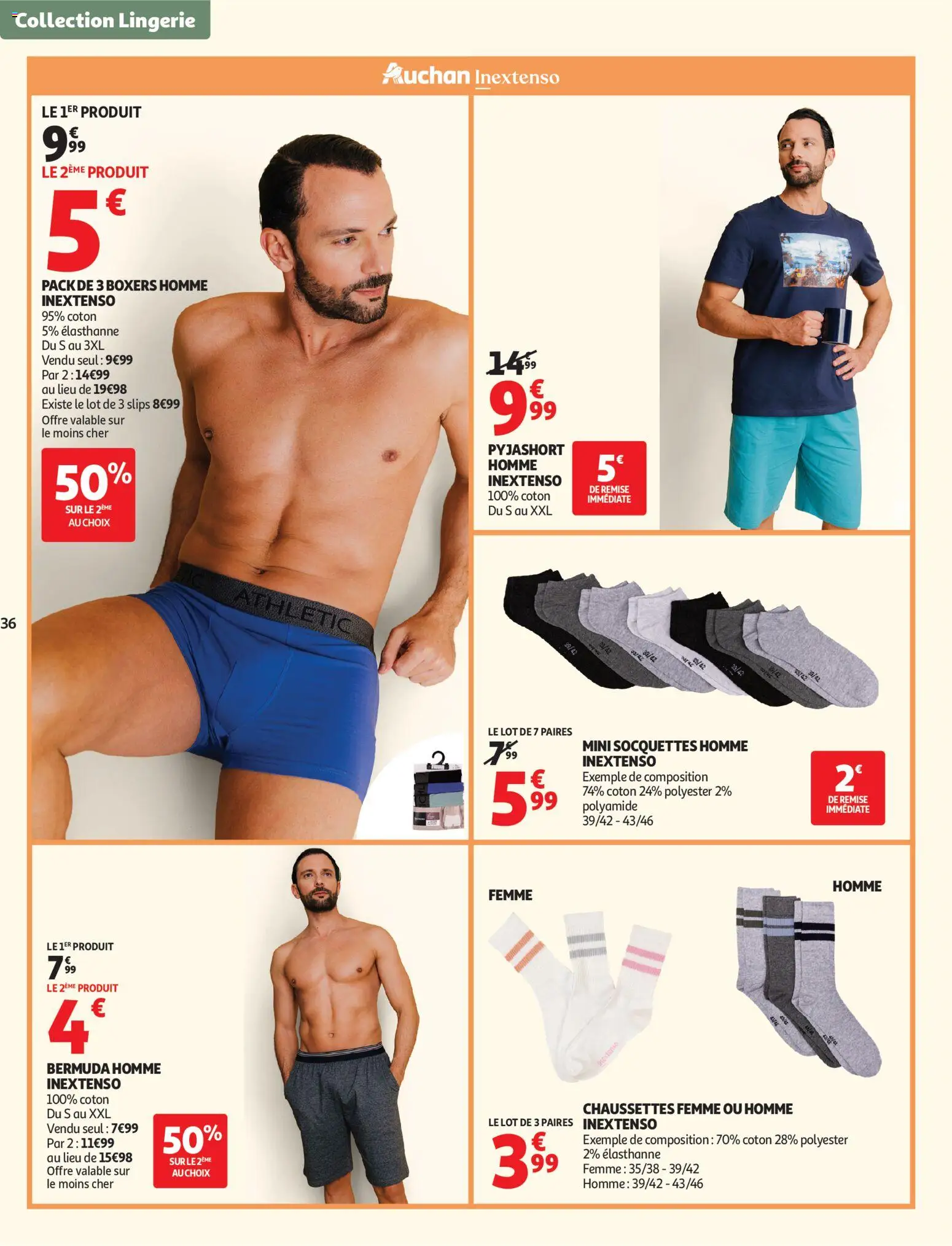 {H1} | Page: 38 | Produits: Bermuda, Coton, Slips