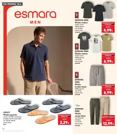 ESMARA MEN Muška majica kratki rukav, 100% pamuk vel. M-XXL razne boje komad - Pregled kataloga iz trgovine Kaufland, vrijedi od 10.06.2026 | Stranica: 26