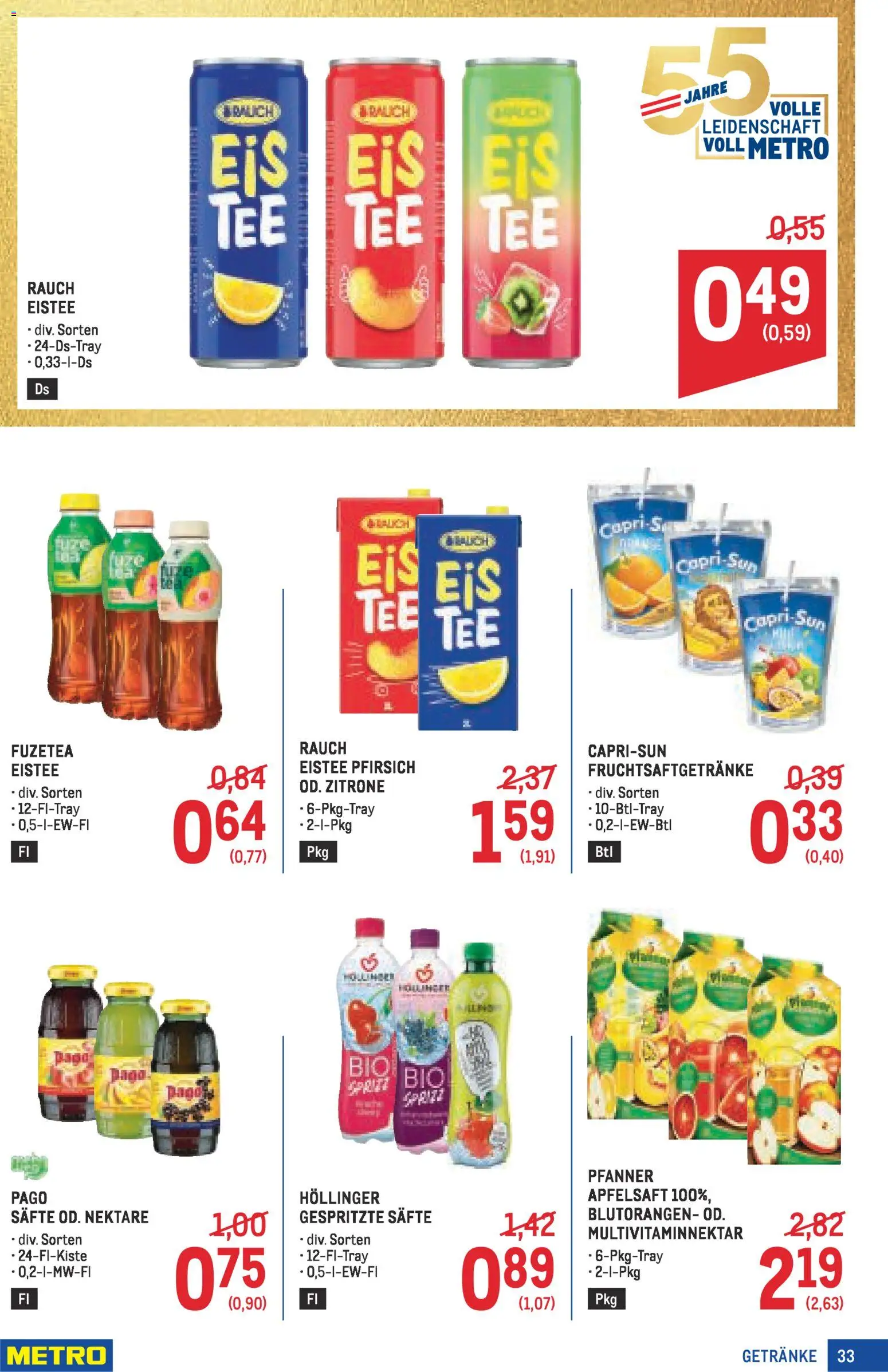 Metro angebote Profi gültig ab 16.04.2026 | Seite: 33 | Produkte: Zitrone, Pfirsich, Planche de surf