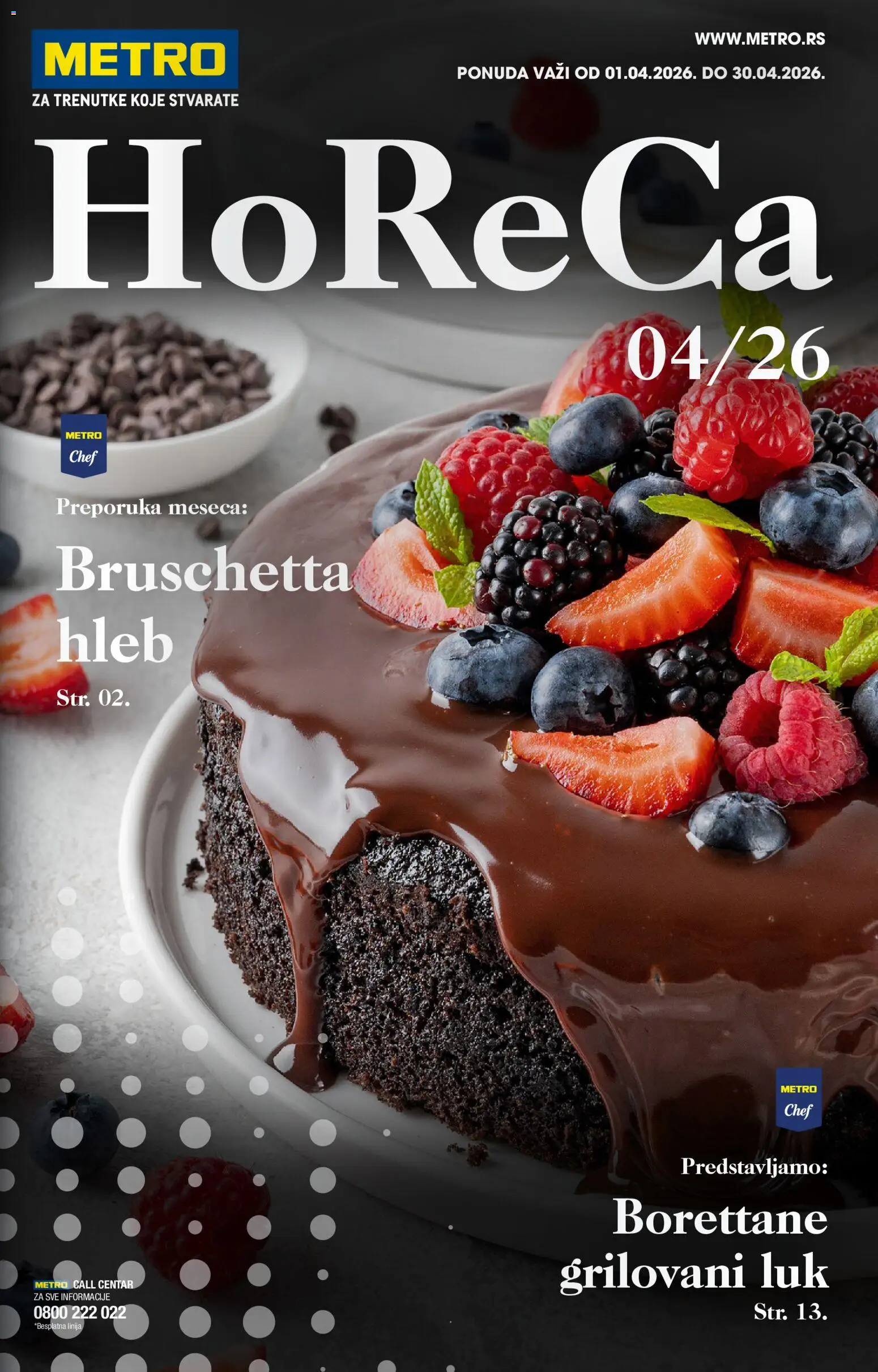 Metro katalog - važi od 01.04.2026 | Strana: 1 | Proizvode: Hleb