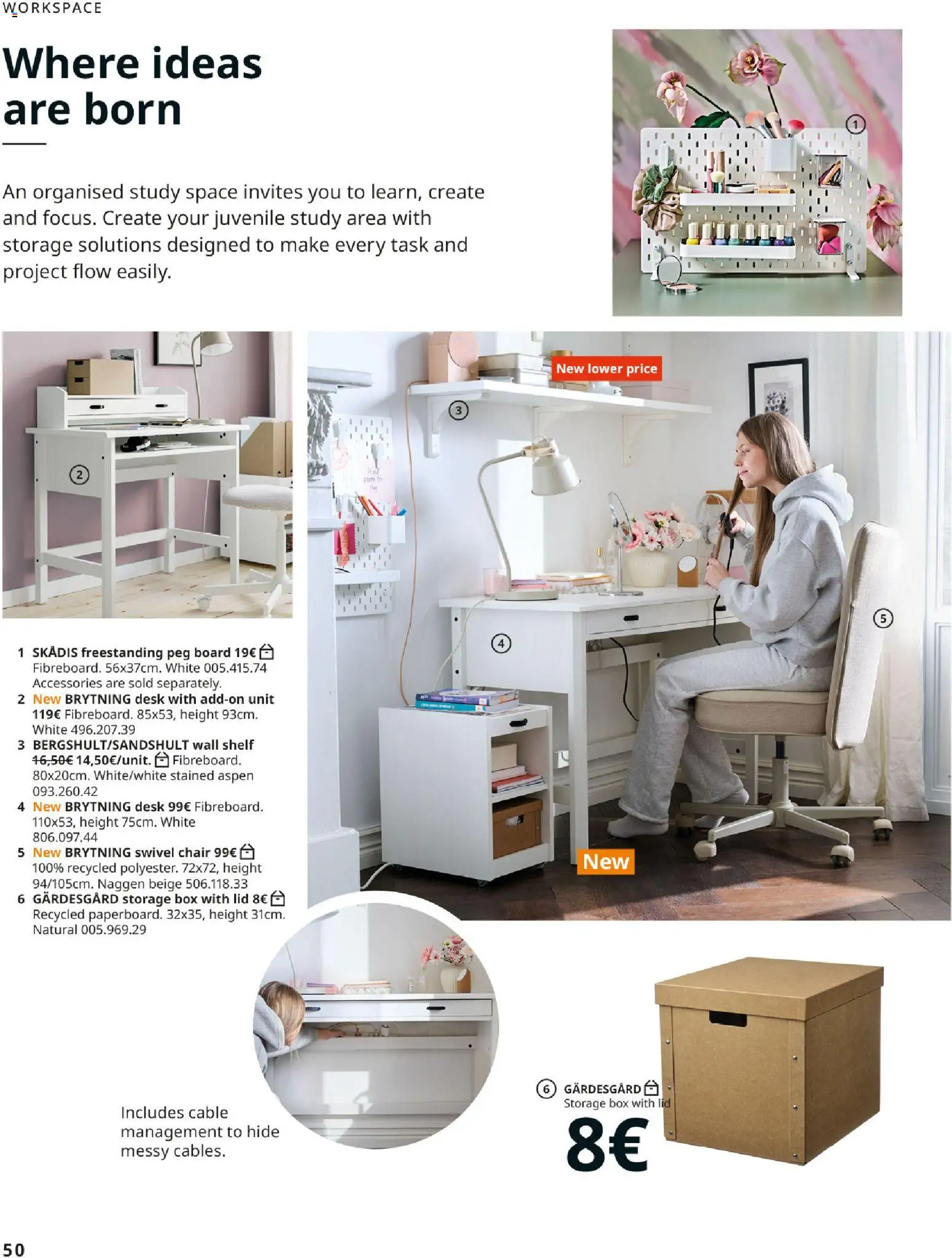 IKEA - Haz espacio para lo que más quieres Versión Inglés │ válido desde el 30/09/2026 | Página: 50 | Productos: Cable