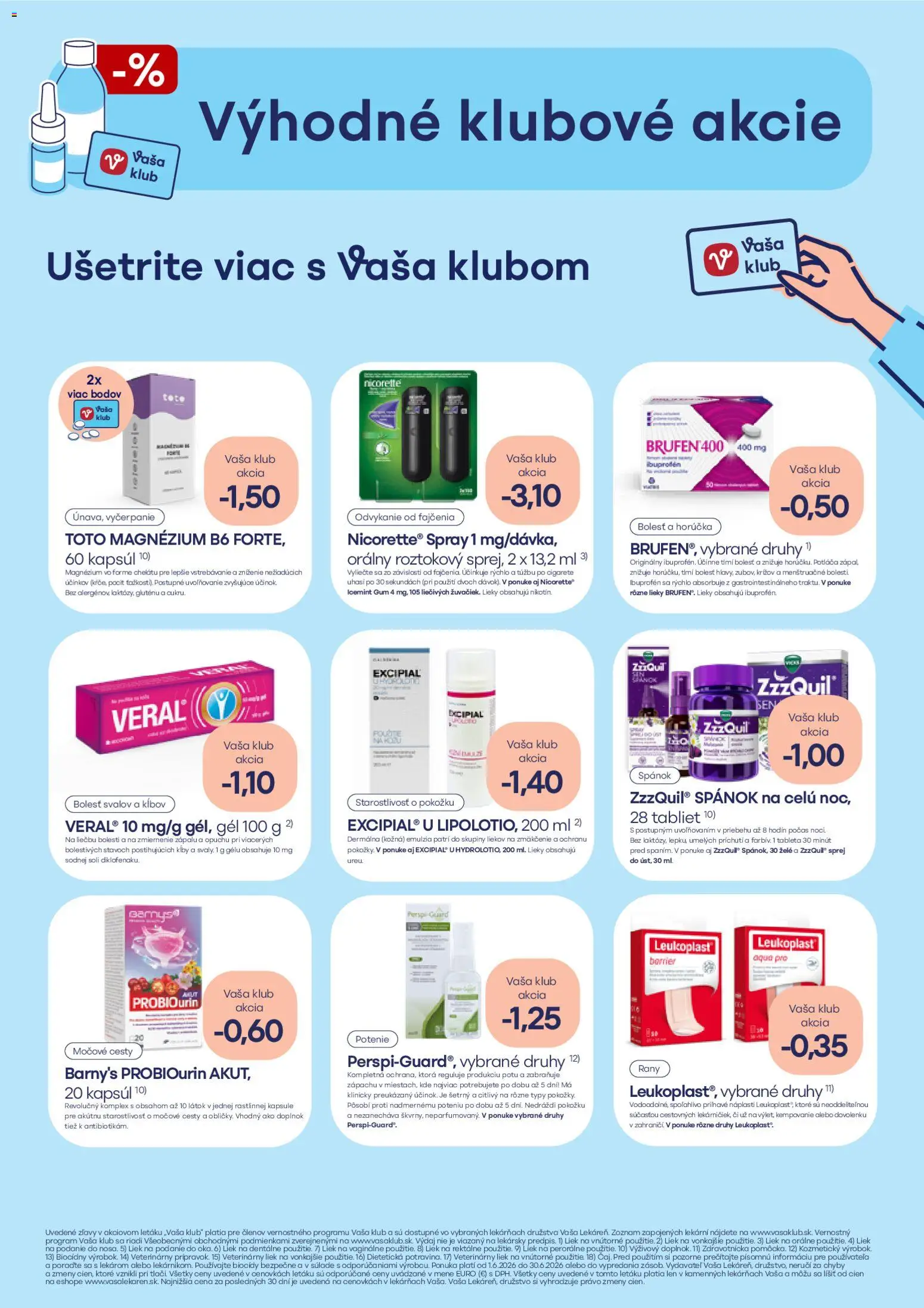 Nové Vaša lekáreň akcie – leták je platný od 01.06.2026 | Strana: 19