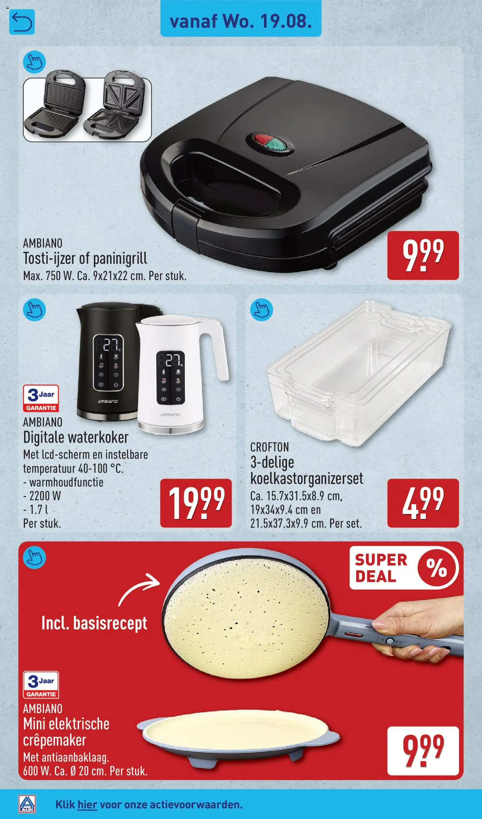 {H1} | Pagina: 34 | Producten: Tosti-ijzer, Sandwich, Waterkoker