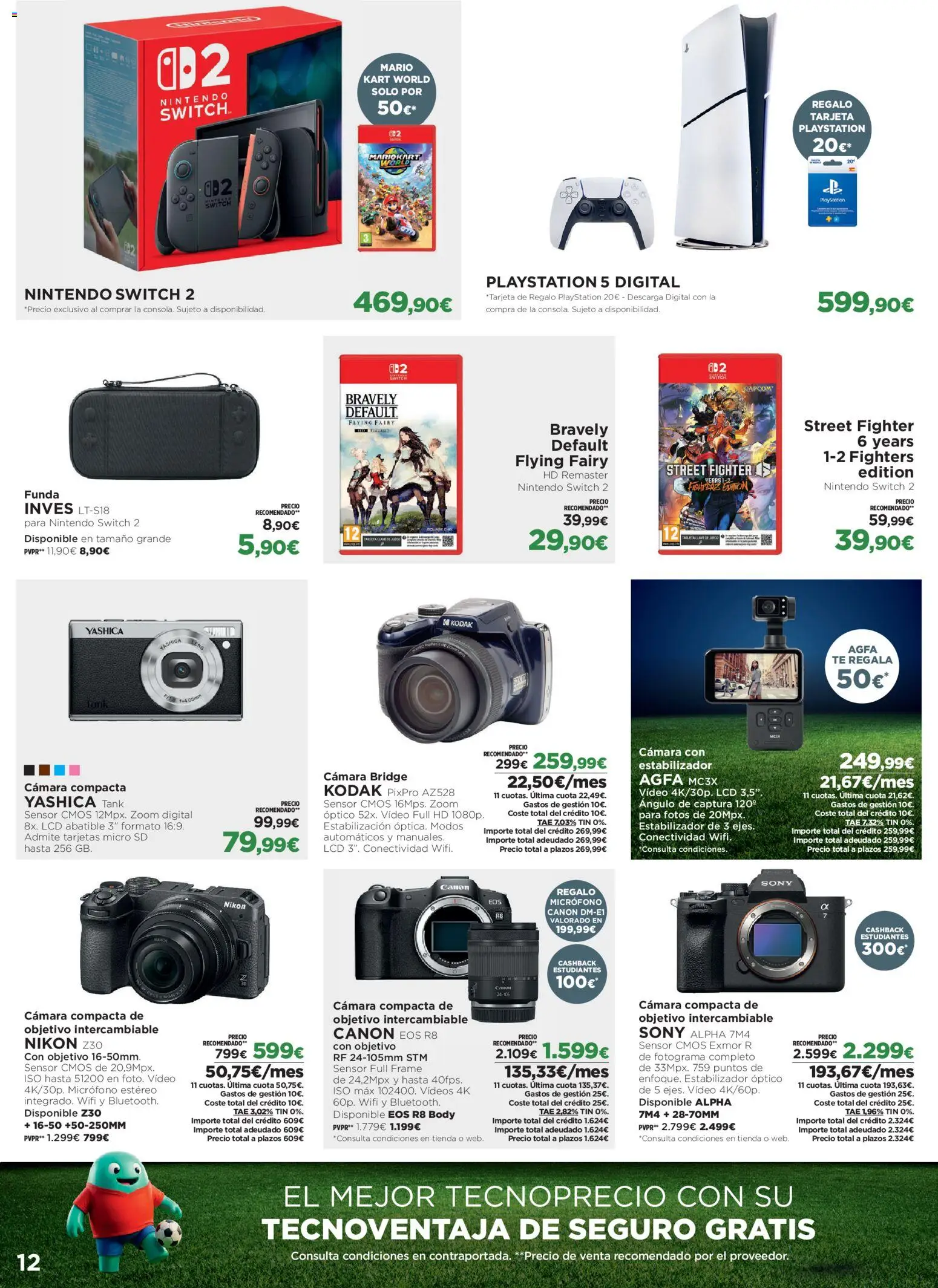 El Corte Inglés ofertas │ válido desde el 08.06.2026 | Página: 12 | Productos: Té, Video, Micrófono, Funda