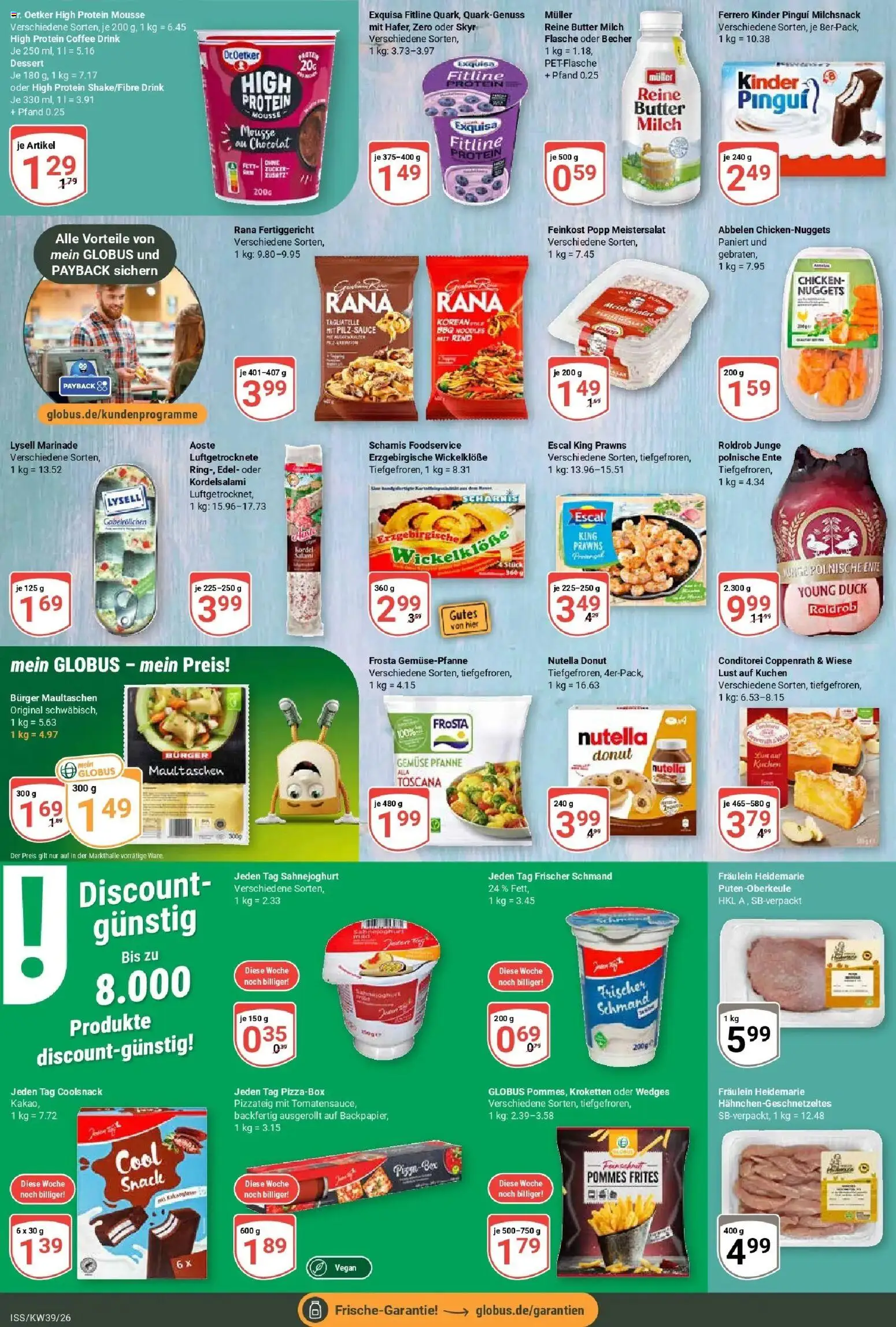 Globus Prospekt Isserstedt (ab 21.09.2026) » Angebote online | Seite: 11 | Produkte: Exquisa, Zucker, Maultaschen, Ente