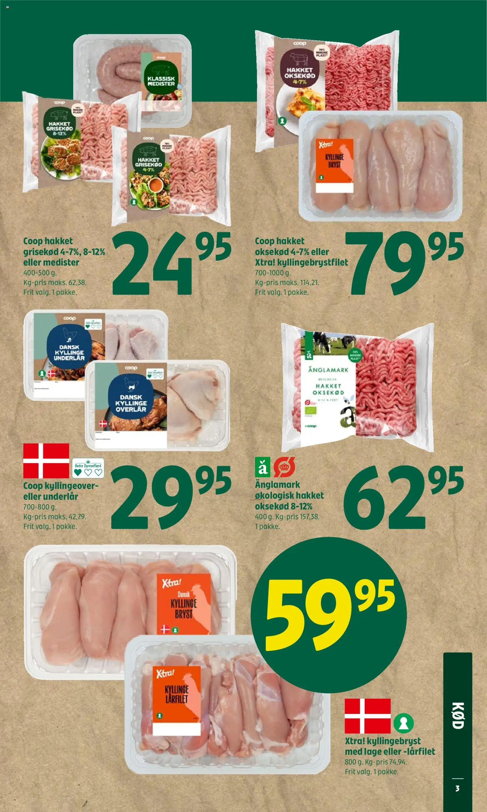 Coop 365 tilbudsavis – gyldig fra 18.06.2026 | Side: 3 | Produkter: Oksekød