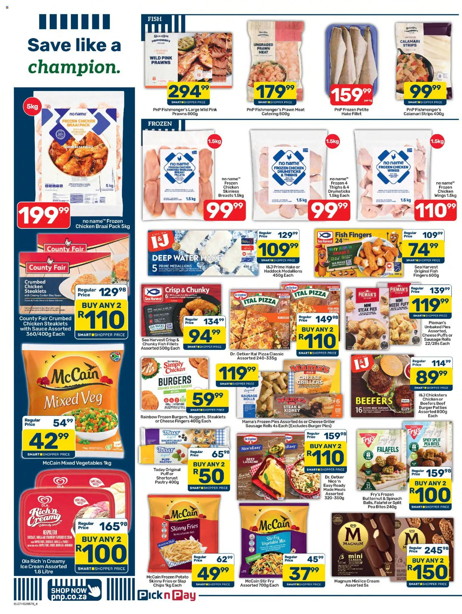 New Pick n Pay catalogue – valid from 25/08/2026 | Page: 4 | Products: Beef, Water, Sauce, Fillet