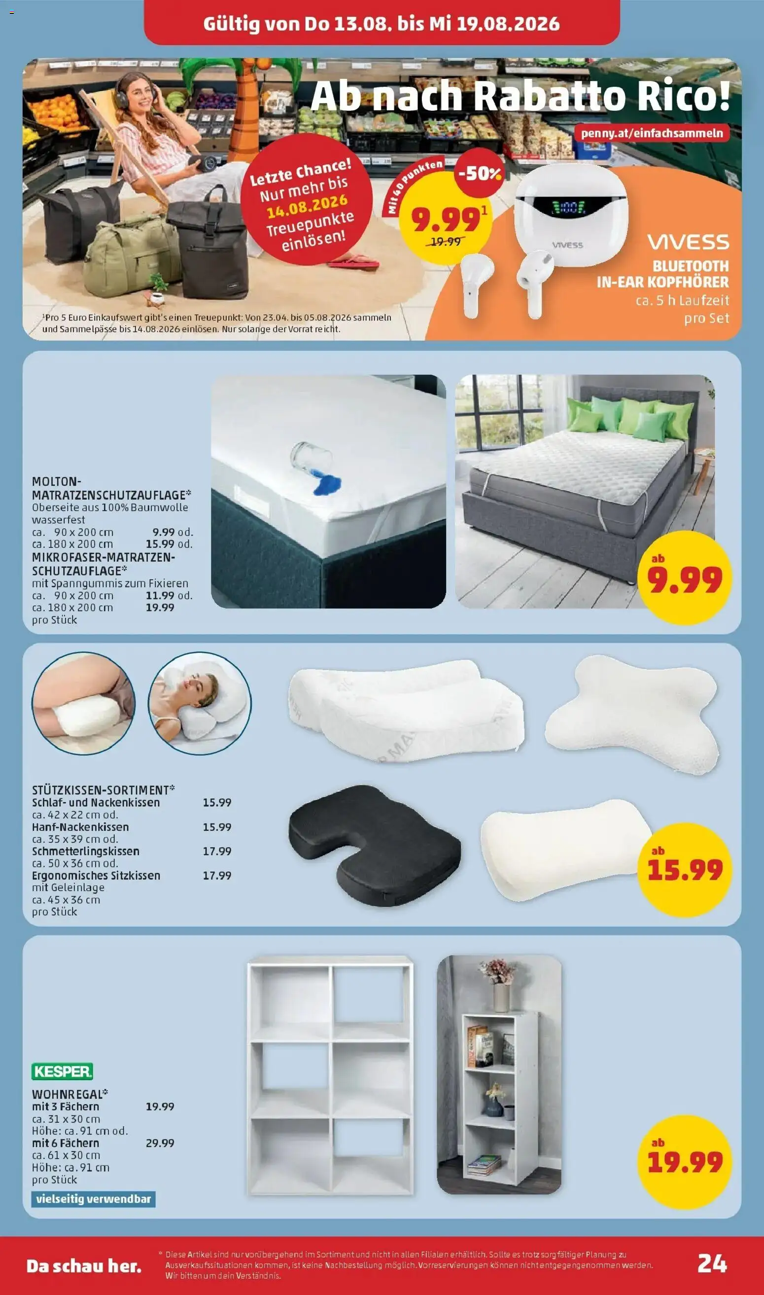 Penny Markt Die ganze Woche sparen ab (13.08.2026) - Angebote, Prospekt | Seite: 24