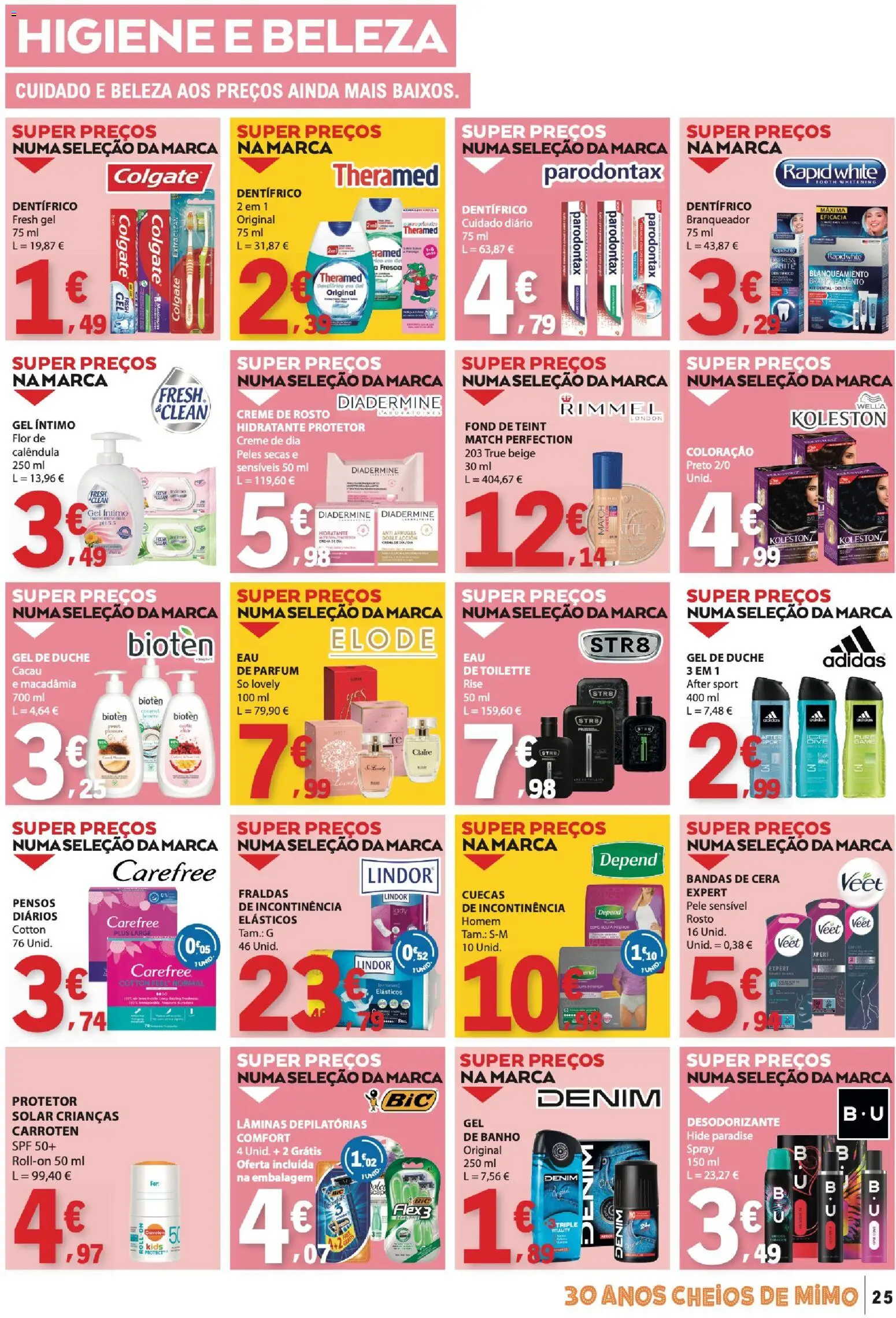 E.Leclerc folheto │ válido de 11.06.2026 | Página: 25 | Produtos: Desodorizante, Cera, Banho, Cuecas