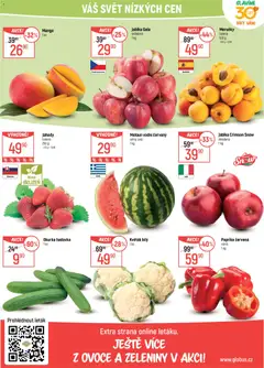 Náhled letáku Globus leták od 13.05.2026 | Strana: 10 | Produkty: Jablka, Květák, Paprika červená, Meloun vodní