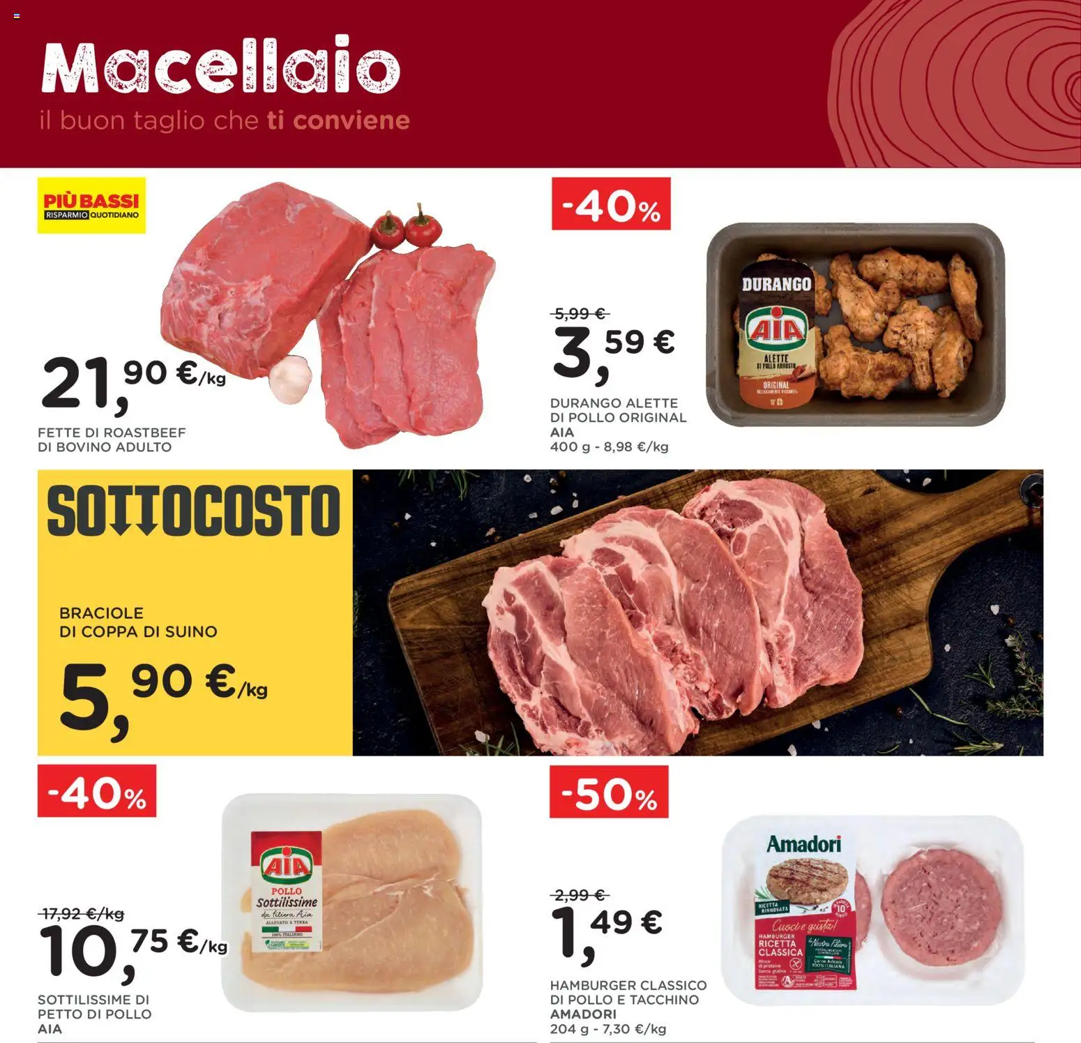 Volantino Poli del 06.05.2026 | Pagina: 6 | Prodotti: Arrosto, Tacchino, Hamburger, Terra