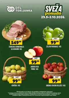 Tekijanka katalog Sveža ponuda - pregled Tekijanka kataloga - važi od 29.09.2026