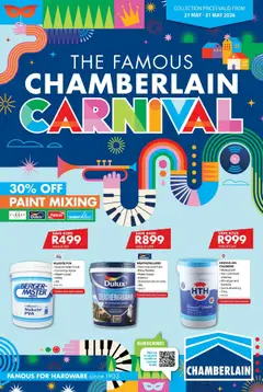 Chamberlain specials catalogue – valid from 21.05.2026