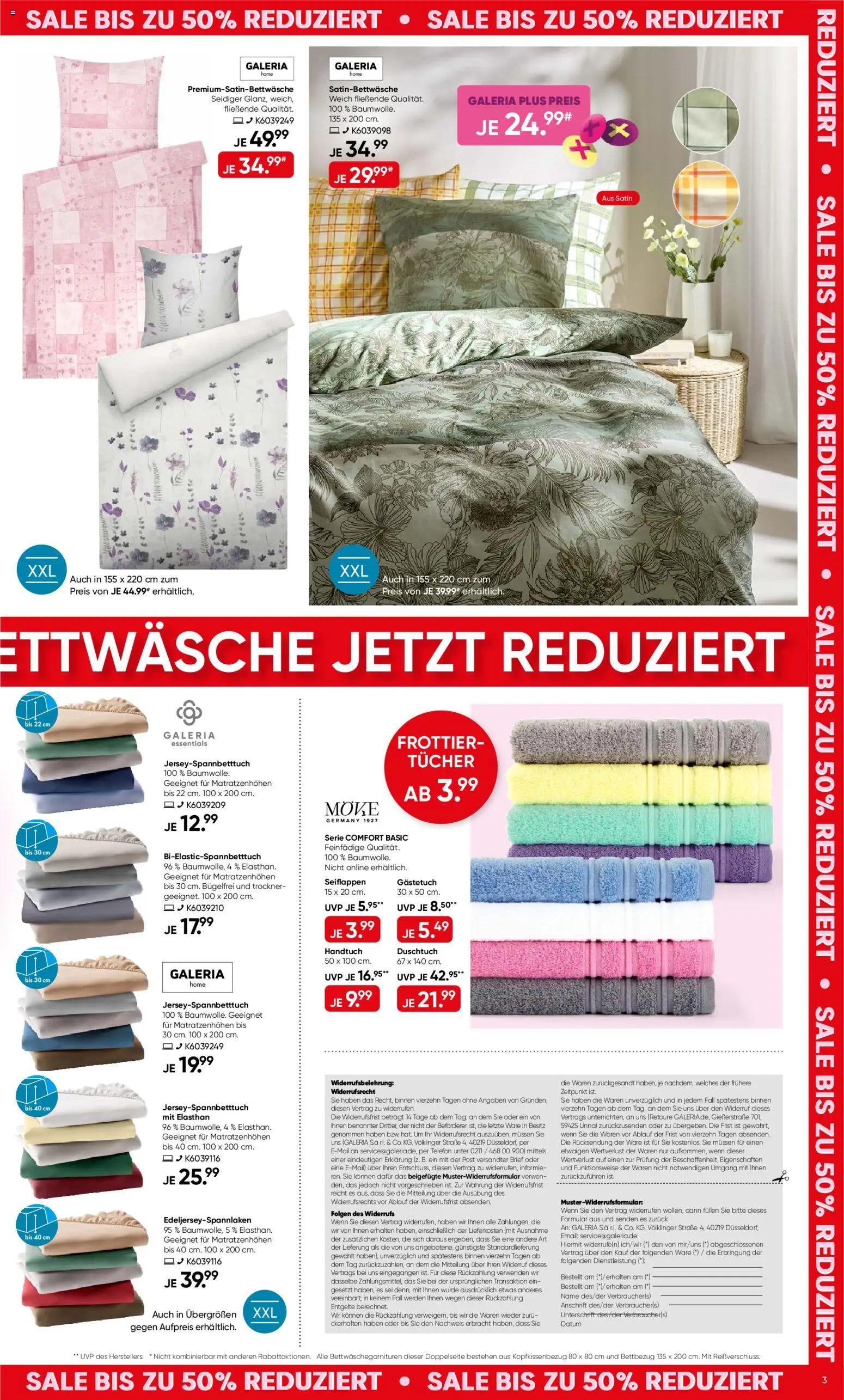 Galeria Karstadt Kaufhof Prospekt – gültig ab 24.06.2026 | Seite: 3 | Produkte: Trockner, Telefon